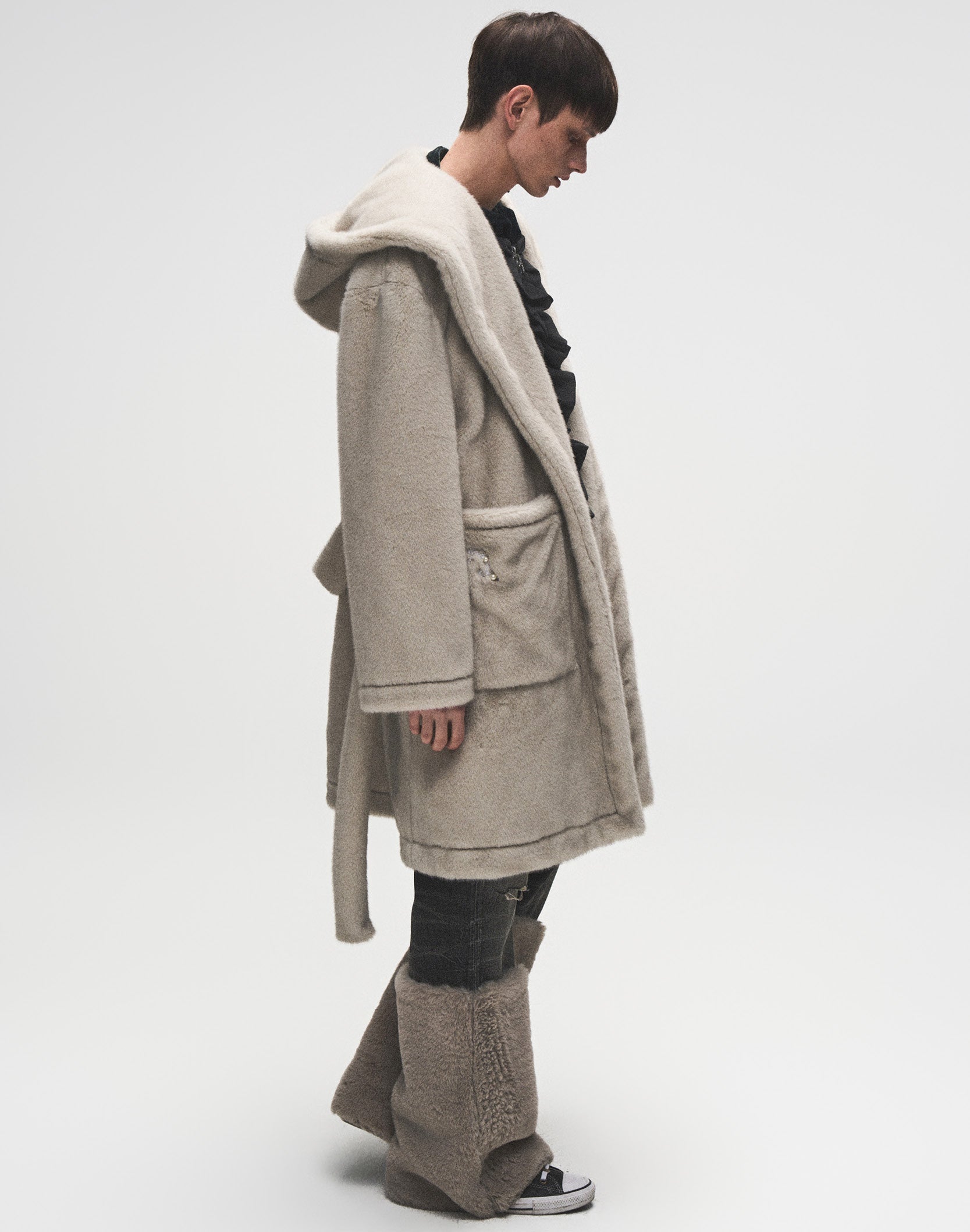 PEARL FUR COAT