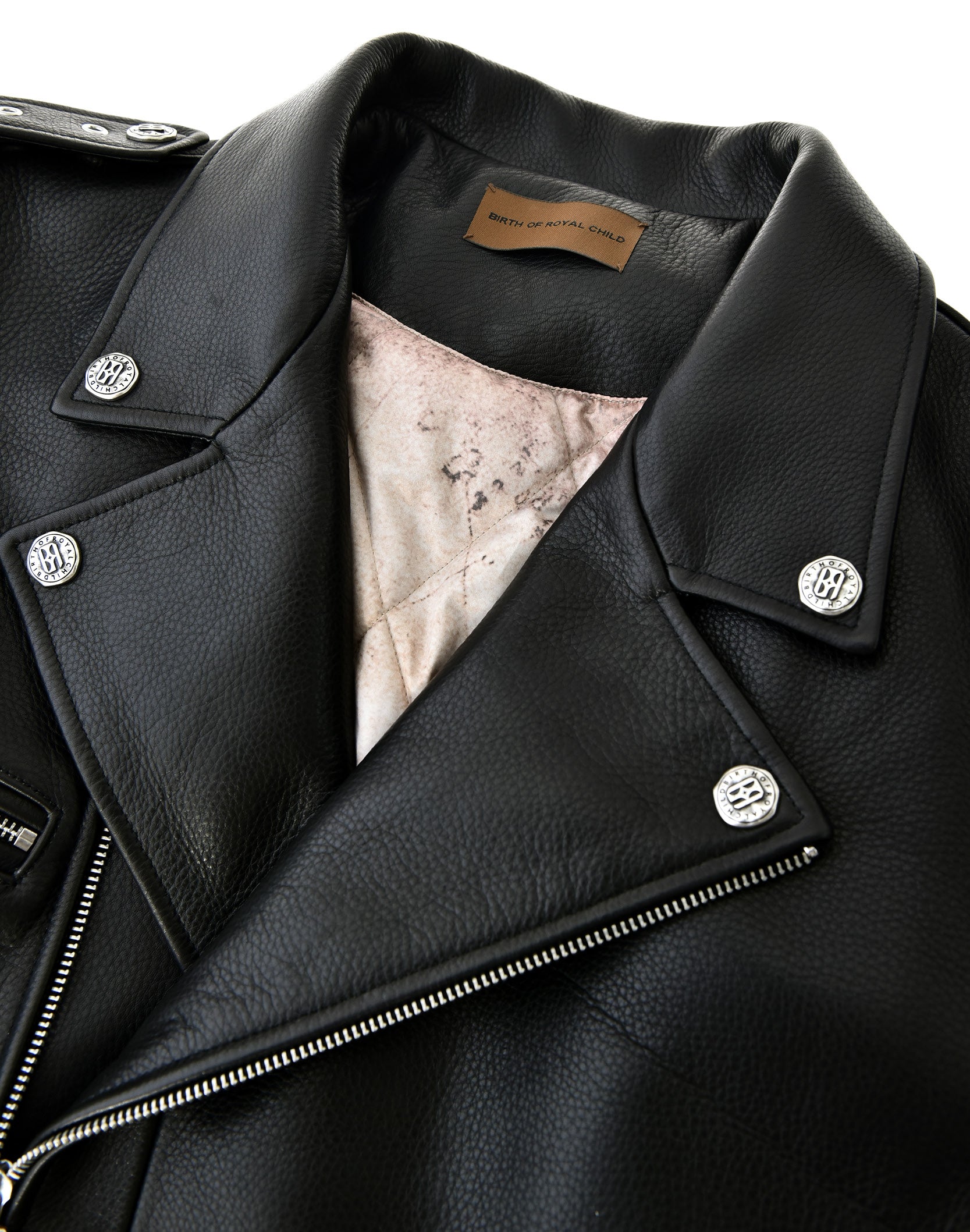 Prime Hide Pinned Leather Jacket