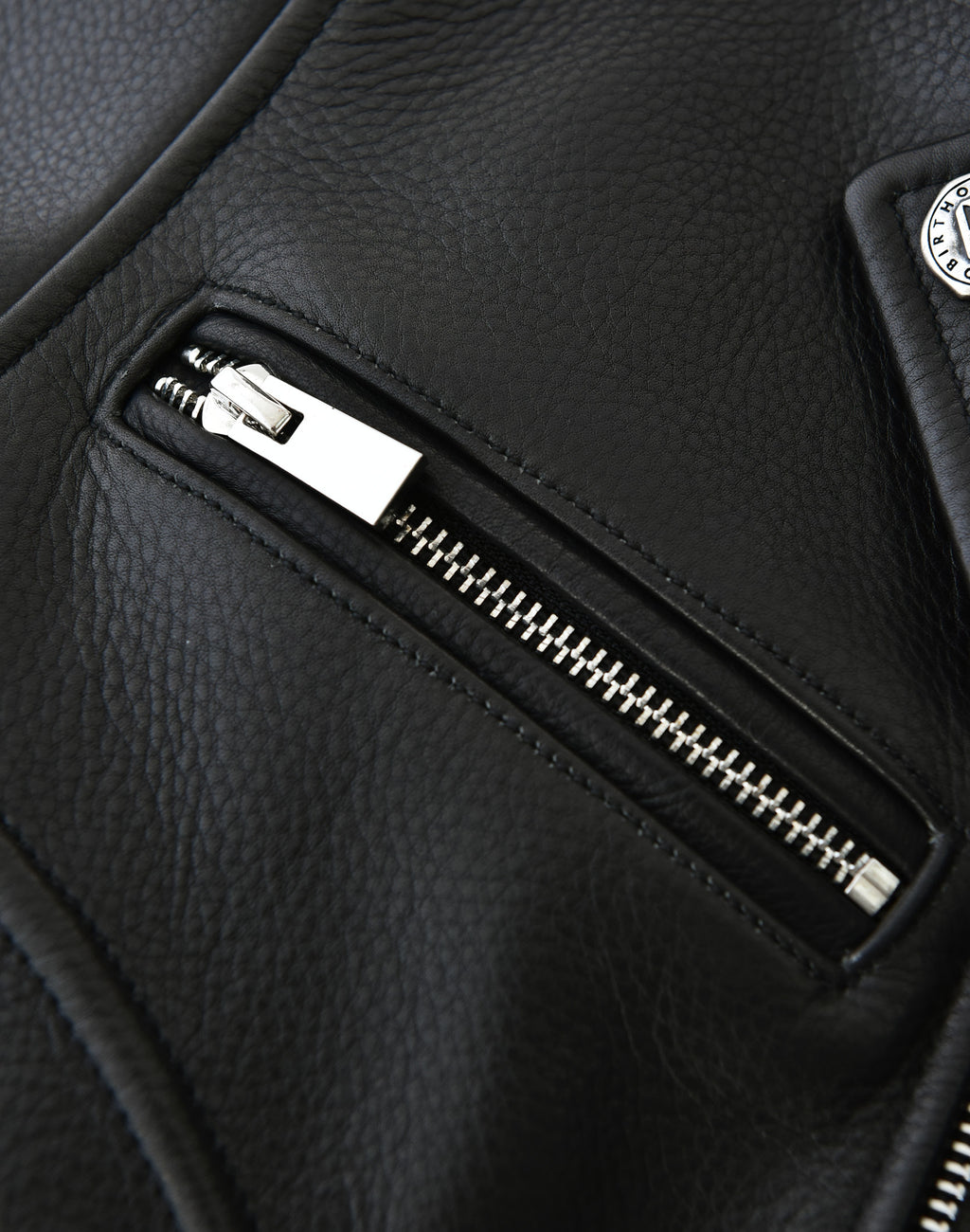 Prime Hide Pinned Leather Jacket