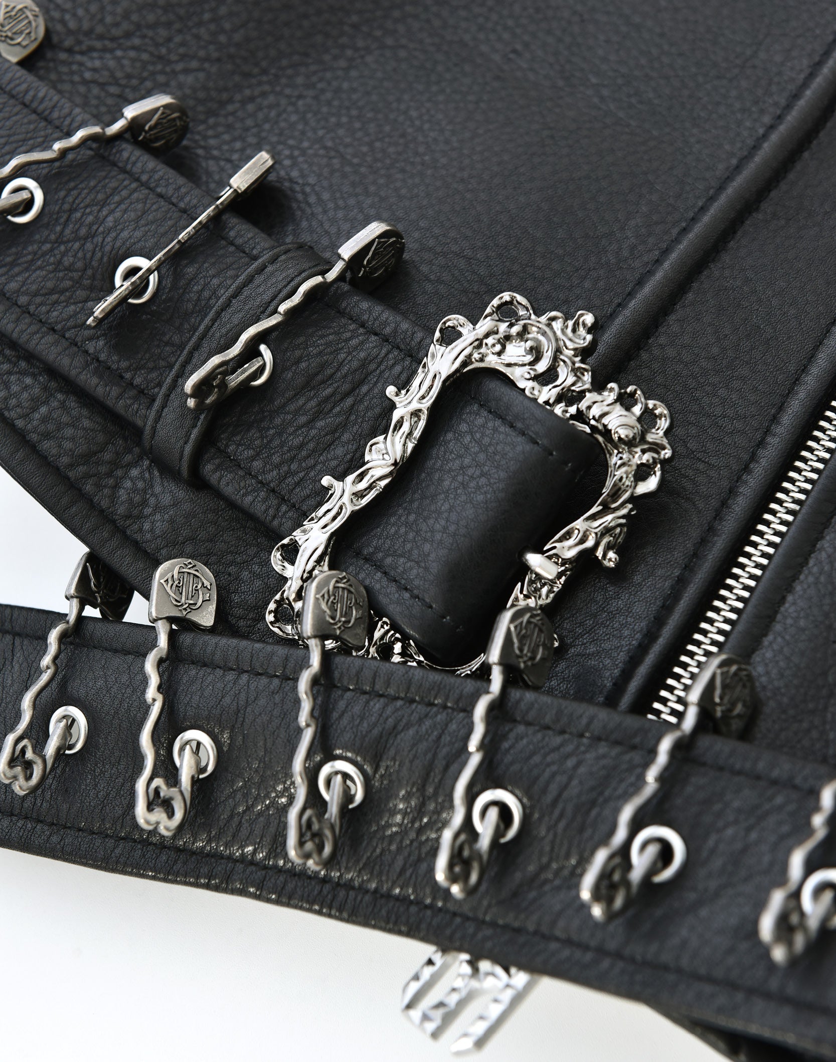 Prime Hide Pinned Leather Jacket