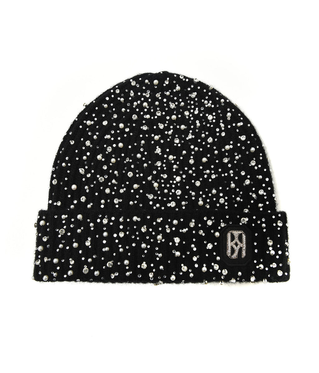 Pearl & Rhinestone Beanie