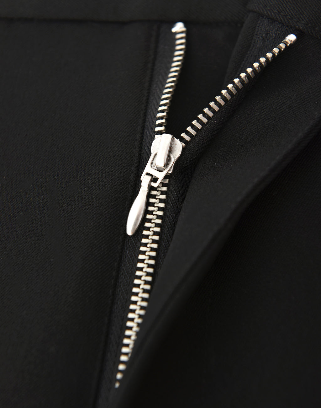 Wool Blend Split-Side Trousers
