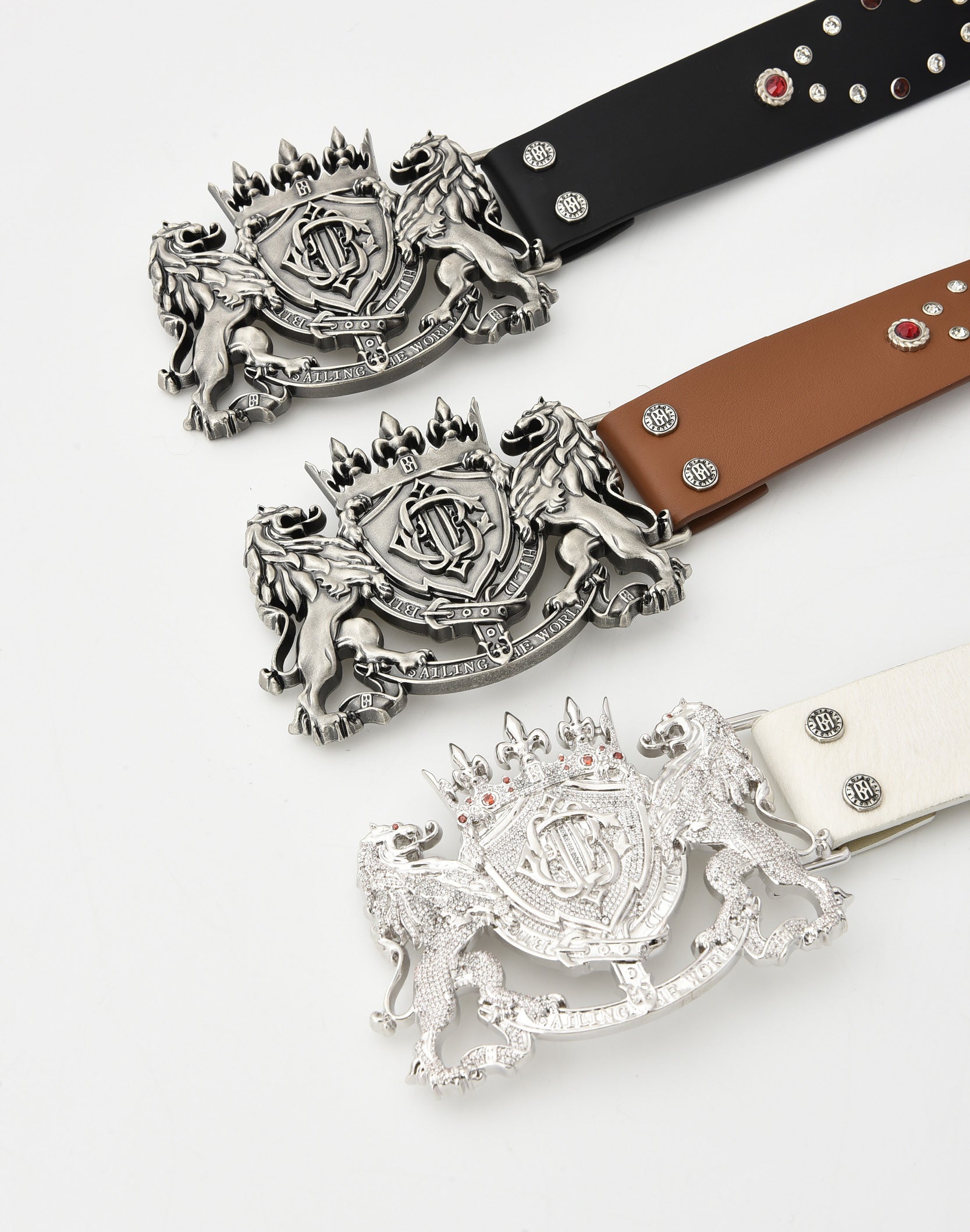 Lion Medal Leather Belt IN BRN – Birth Of Royal Child