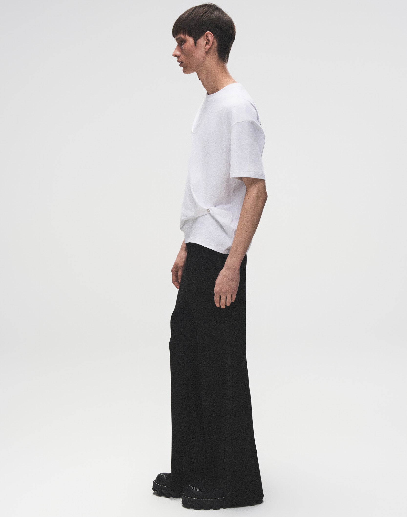 Twist-Detail Fashion T-Shirt