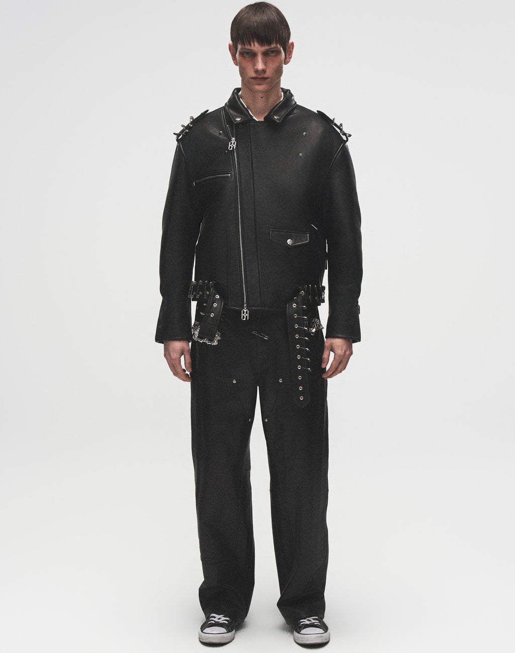 Prime Hide Pinned Leather Jacket