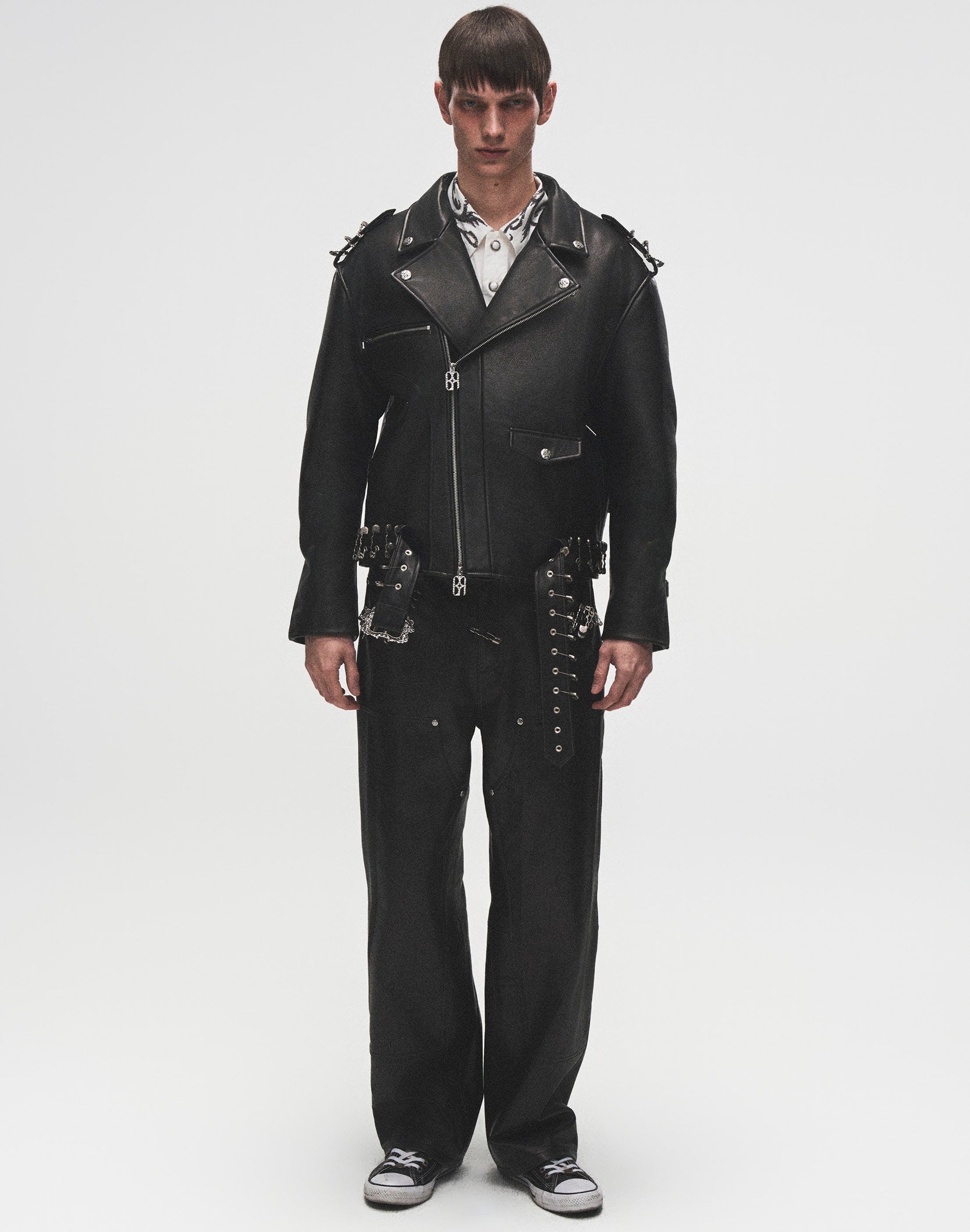 Prime Hide Pinned Leather Jacket