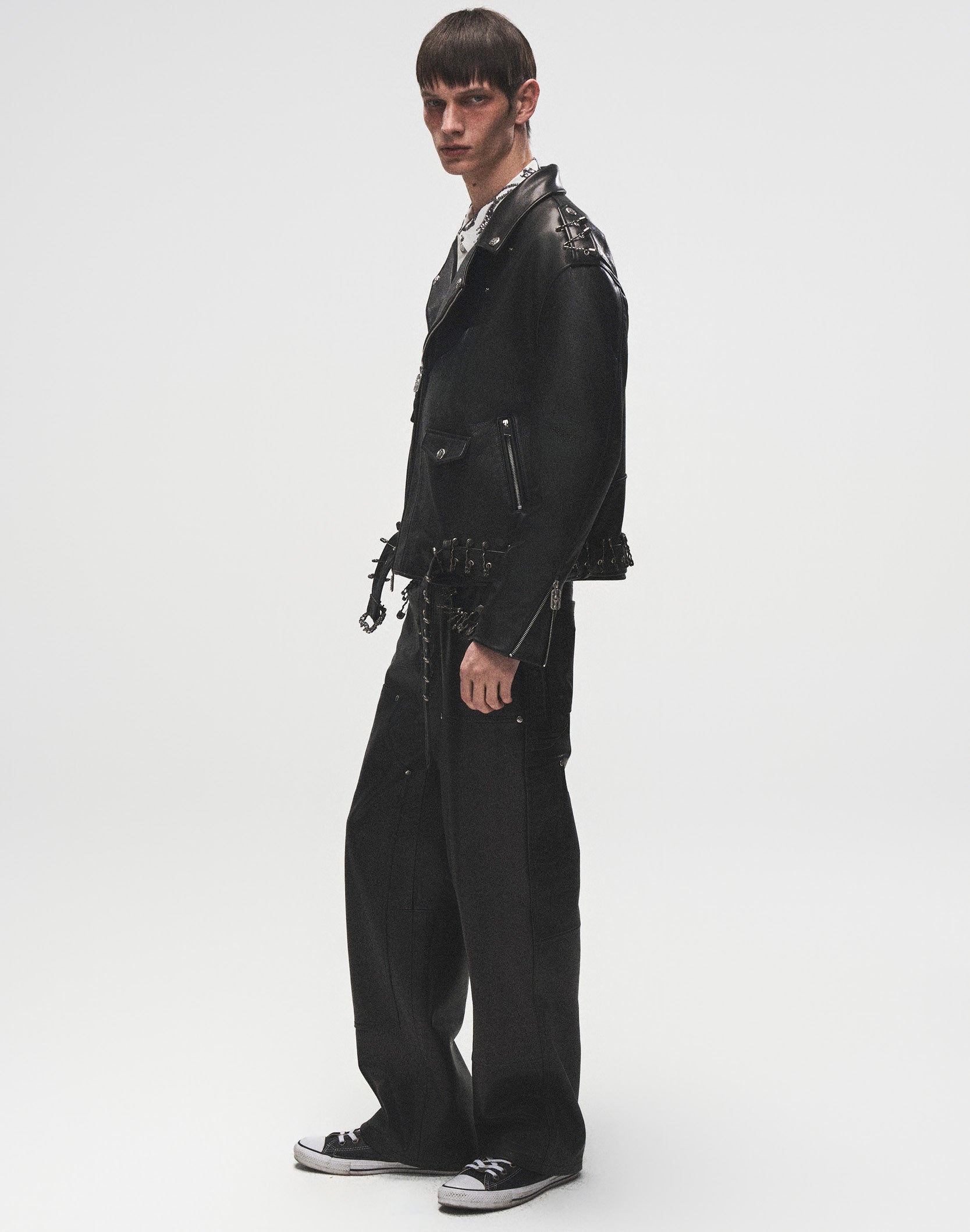 Prime Hide Pinned Leather Jacket