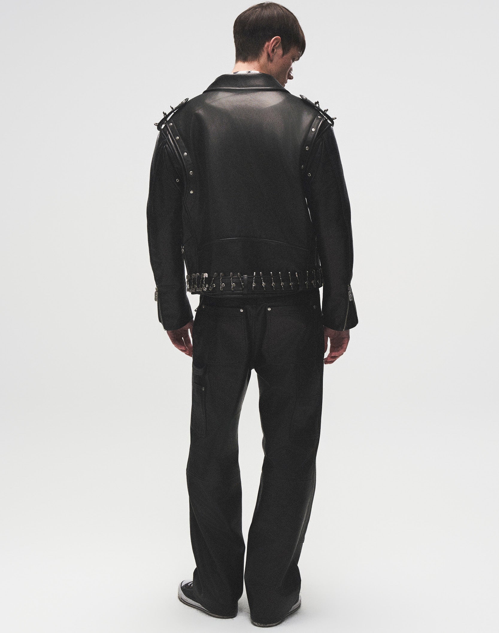 Prime Hide Pinned Leather Jacket