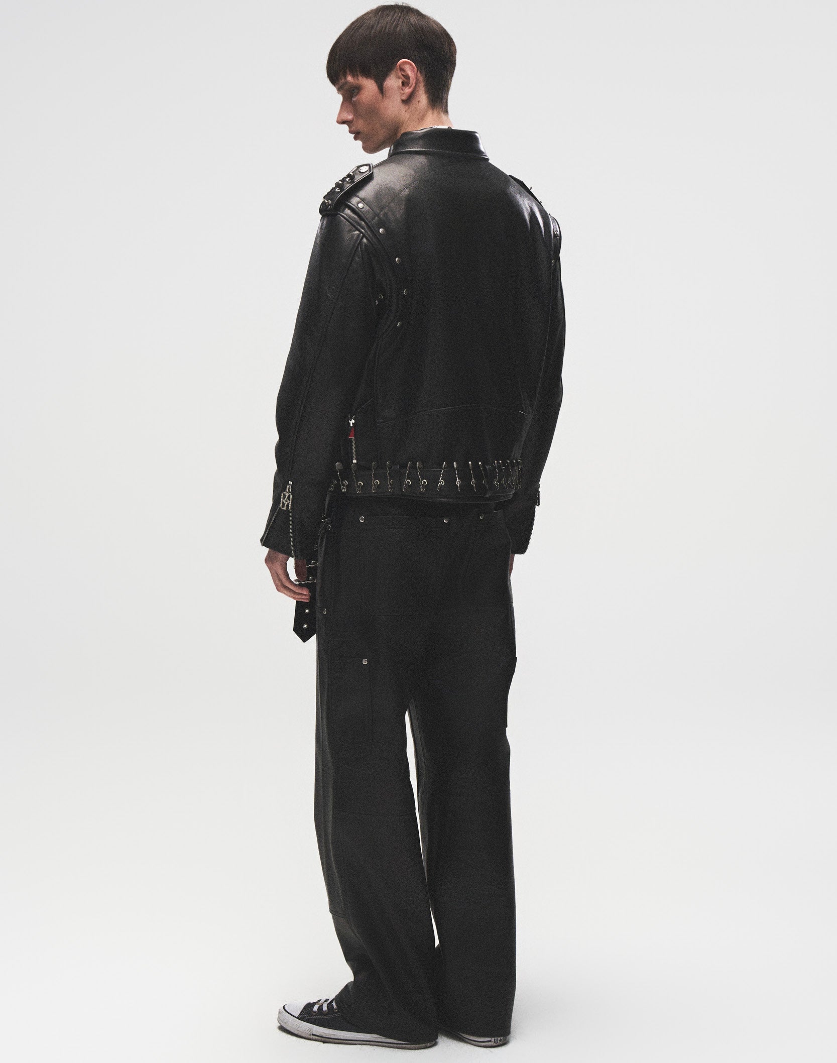 Prime Hide Pinned Leather Jacket