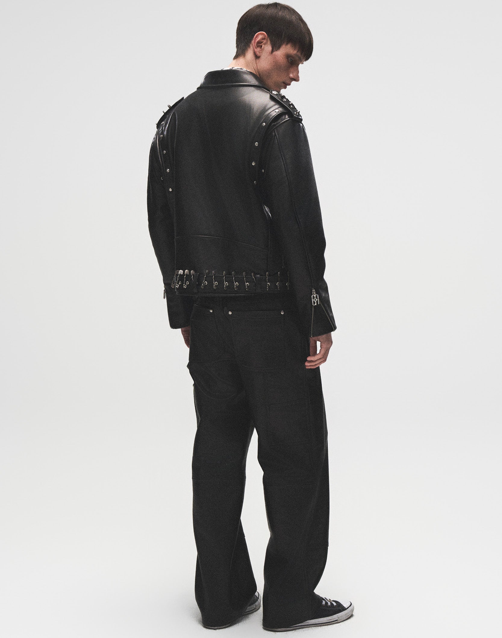 Prime Hide Pinned Leather Jacket