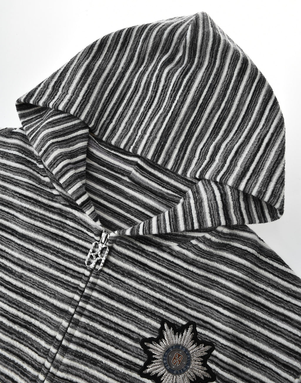 Striped Knit Set in Grey