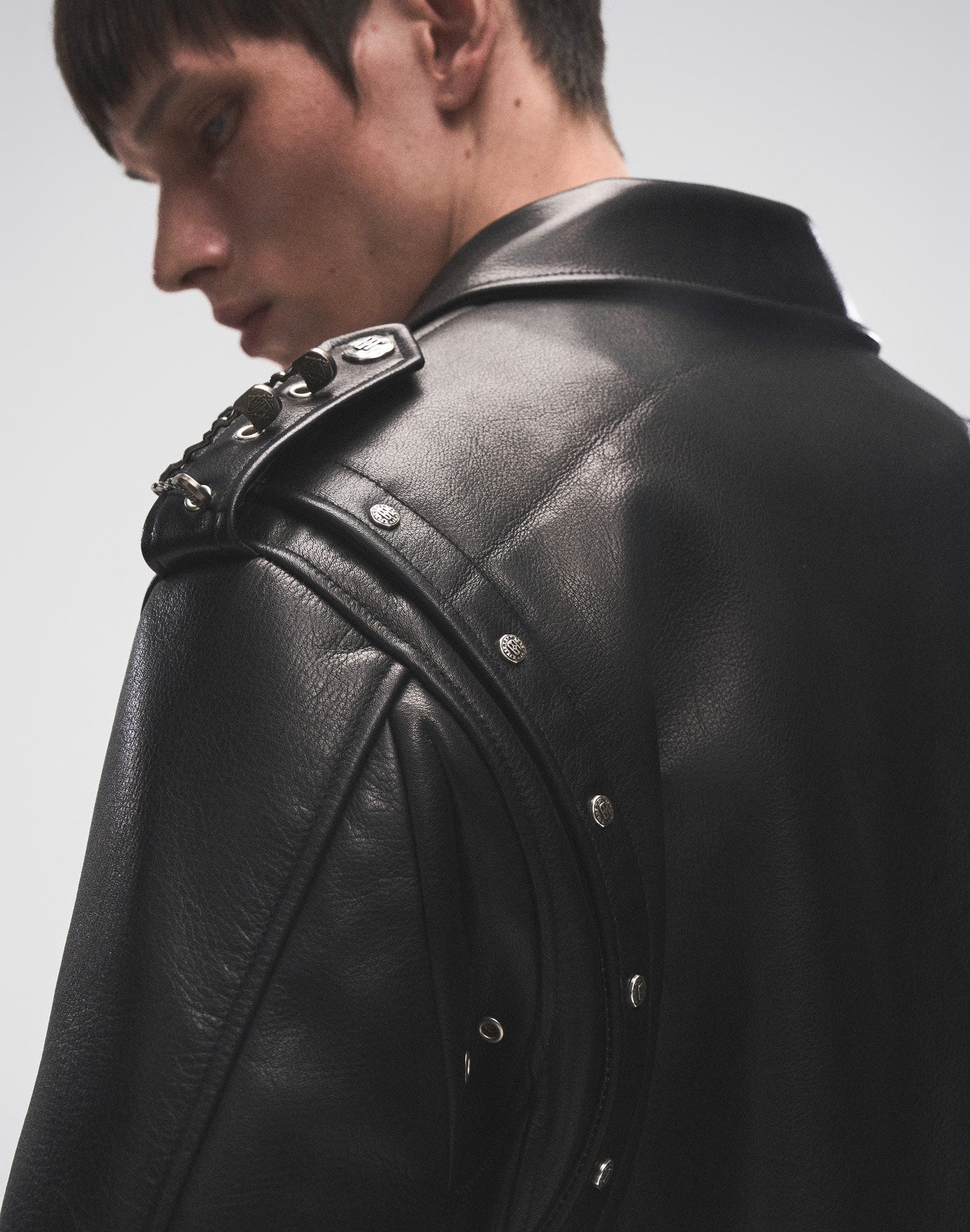 Prime Hide Pinned Leather Jacket