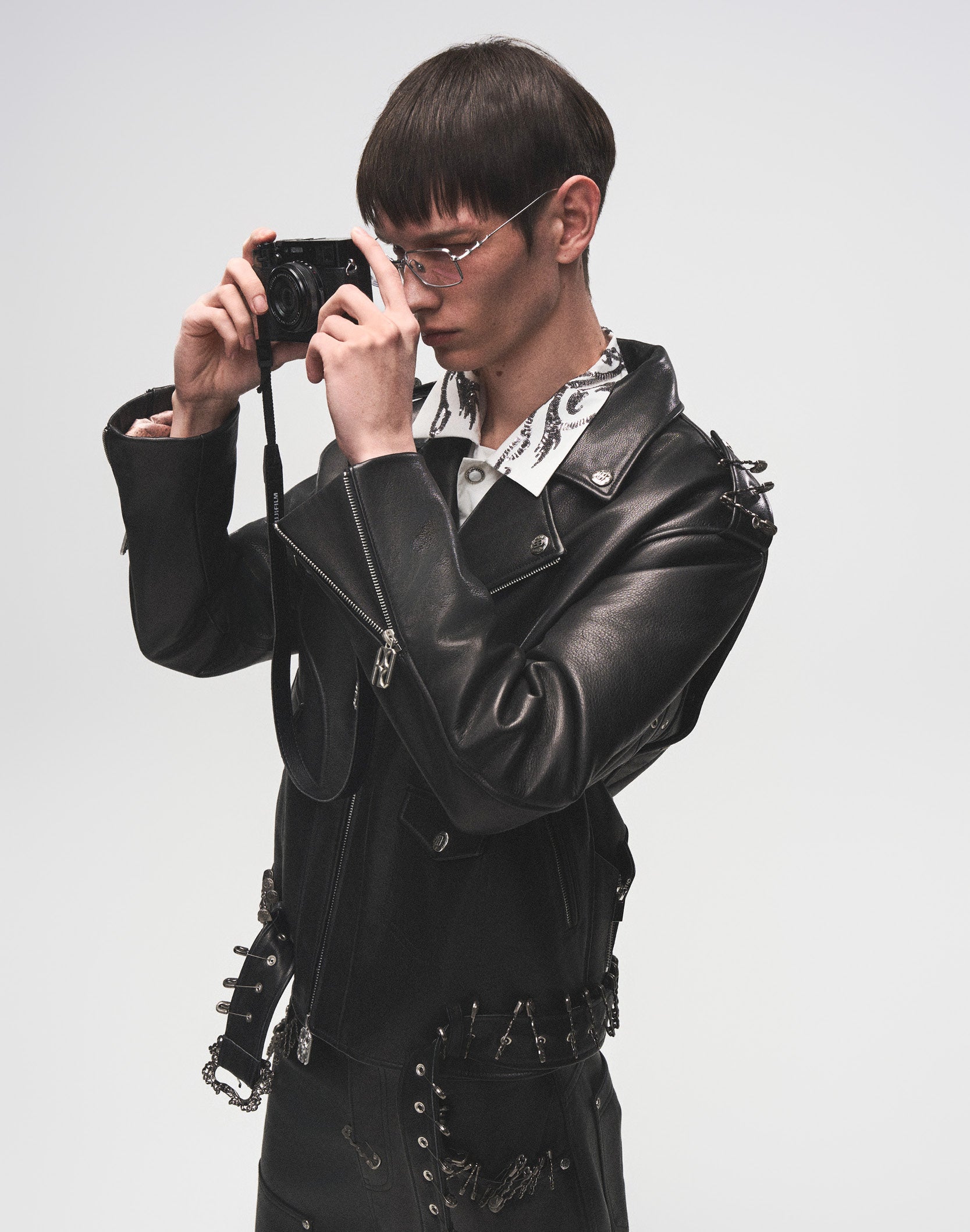 Prime Hide Pinned Leather Jacket