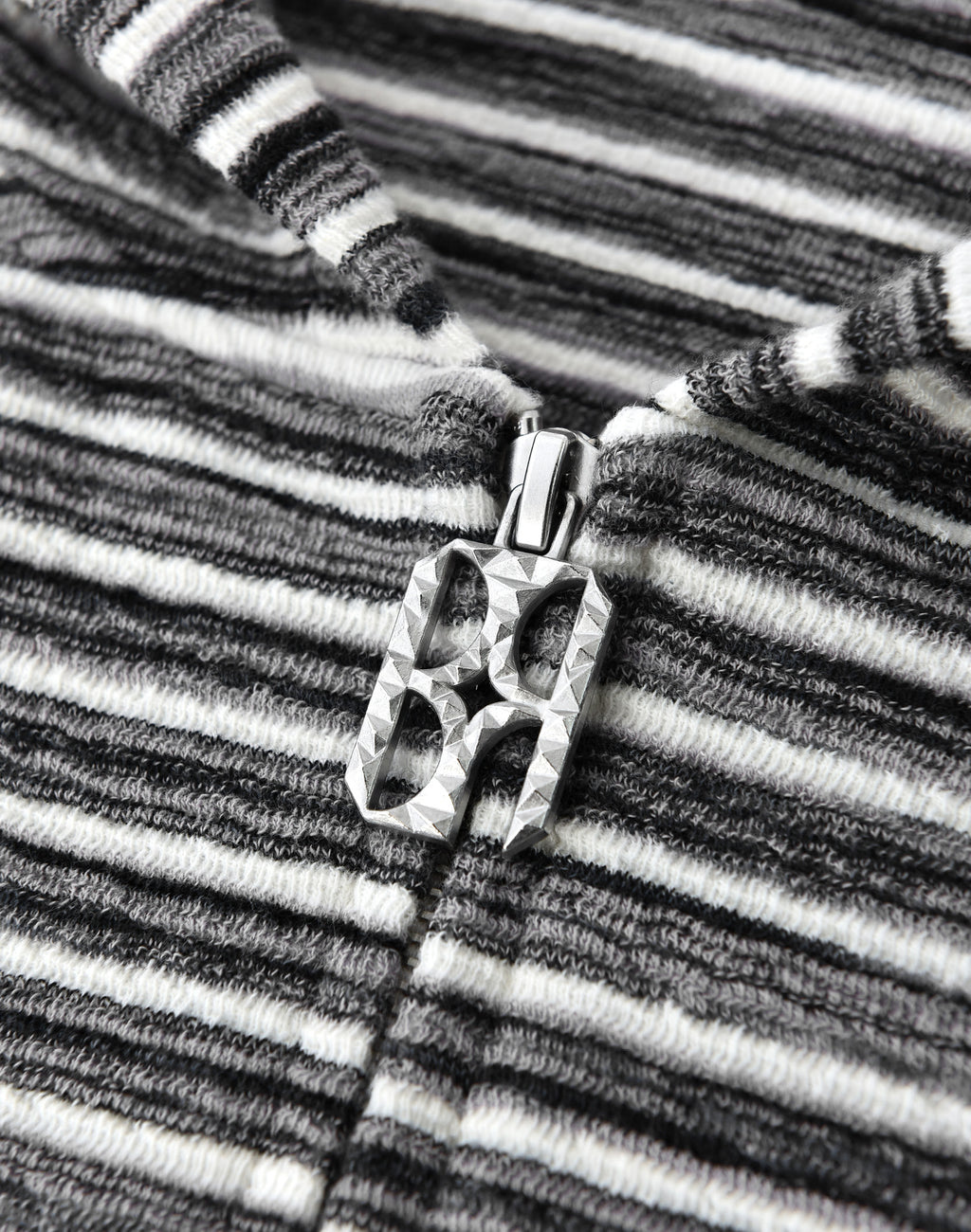 Striped Knit Set in Grey