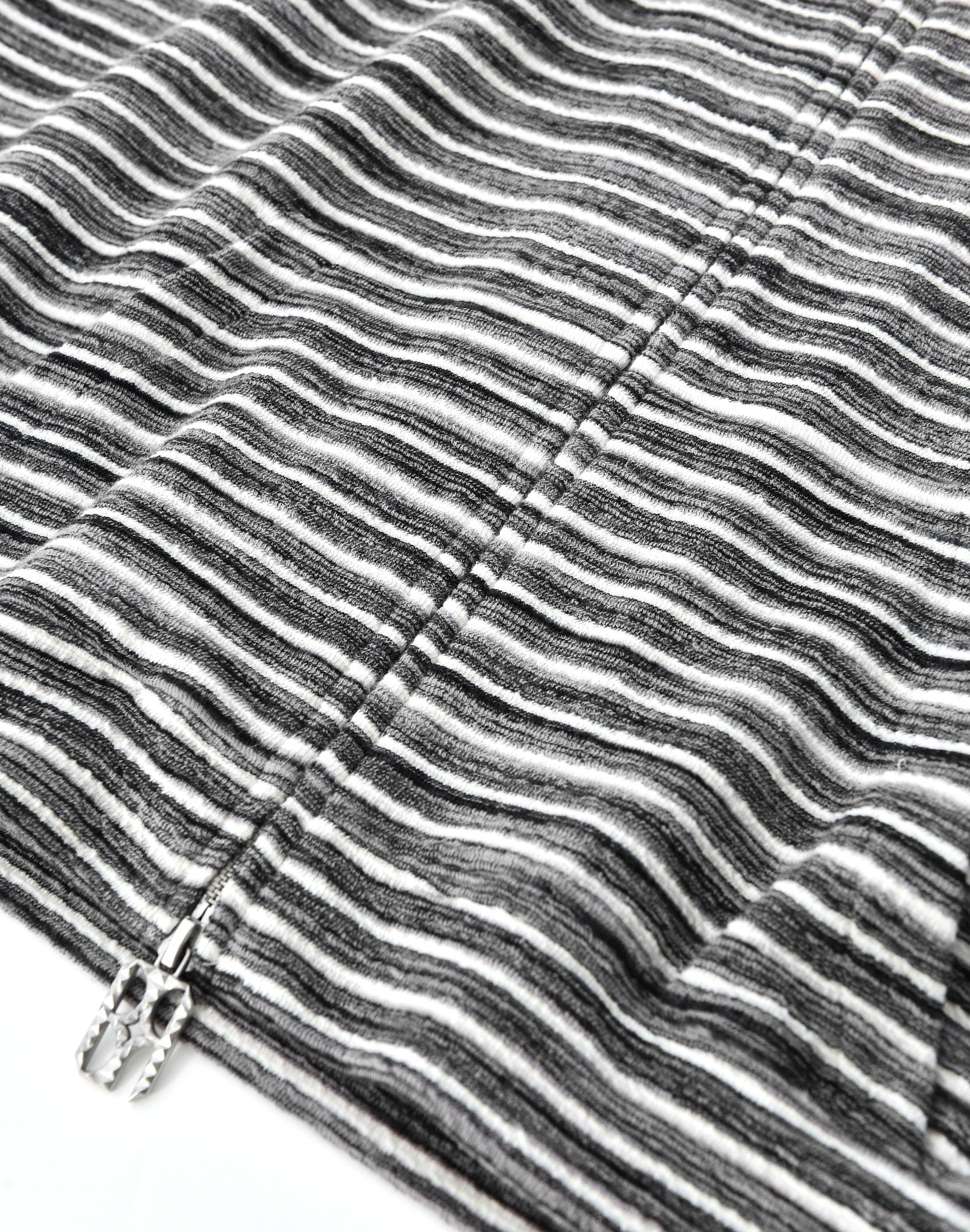 Striped Knit Set in Grey