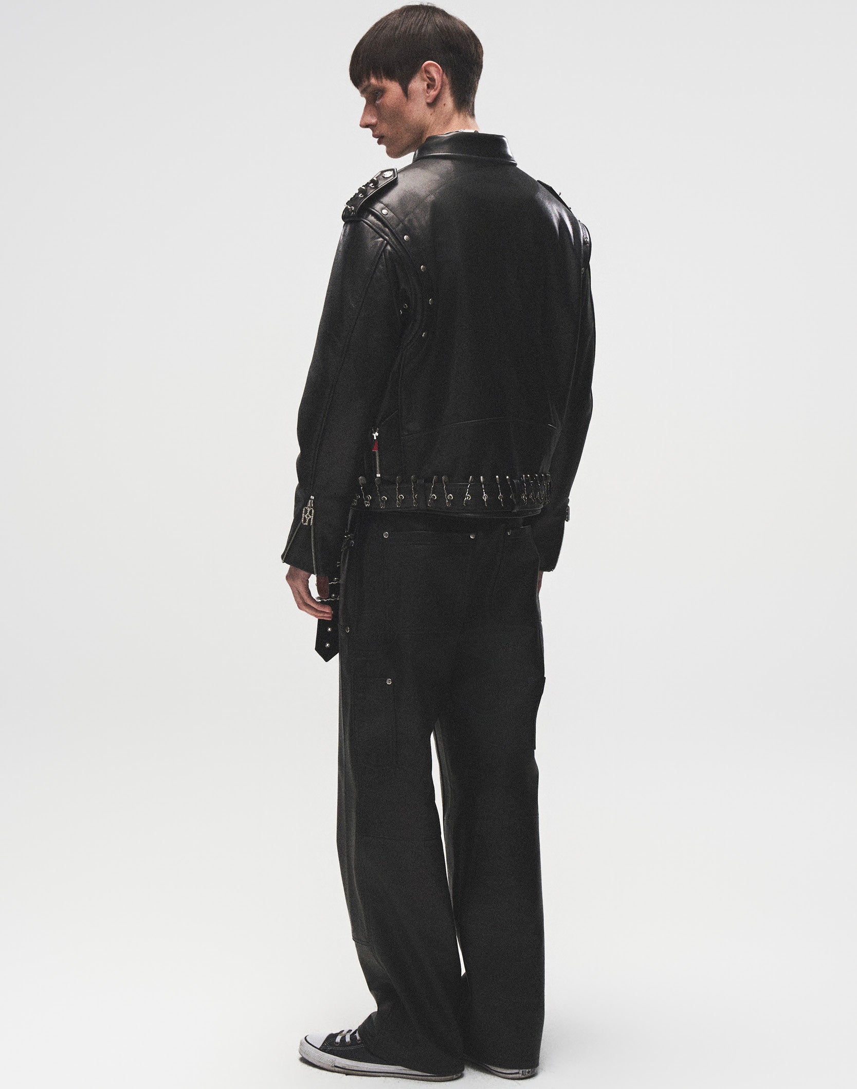 Prime Hide Pinned Leather Work Pants