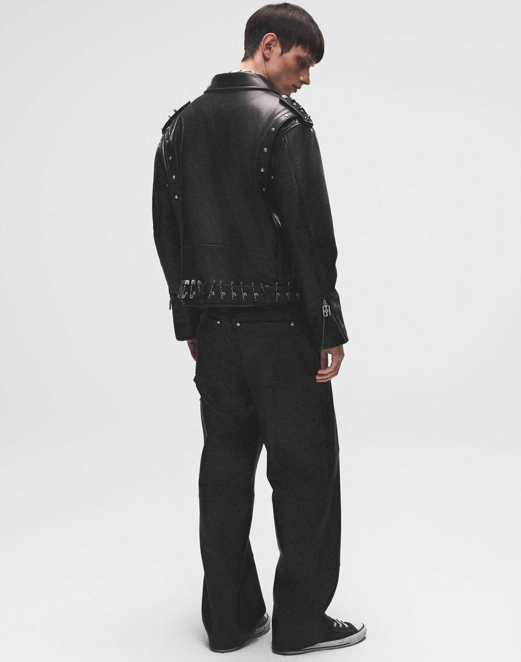 Prime Hide Pinned Leather Work Pants