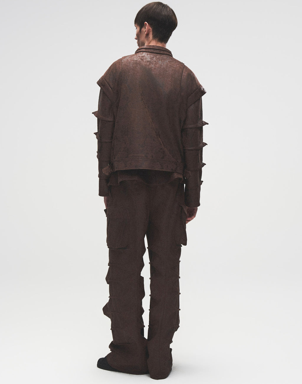 SUEDE KNIGHT ARMOR PANTS