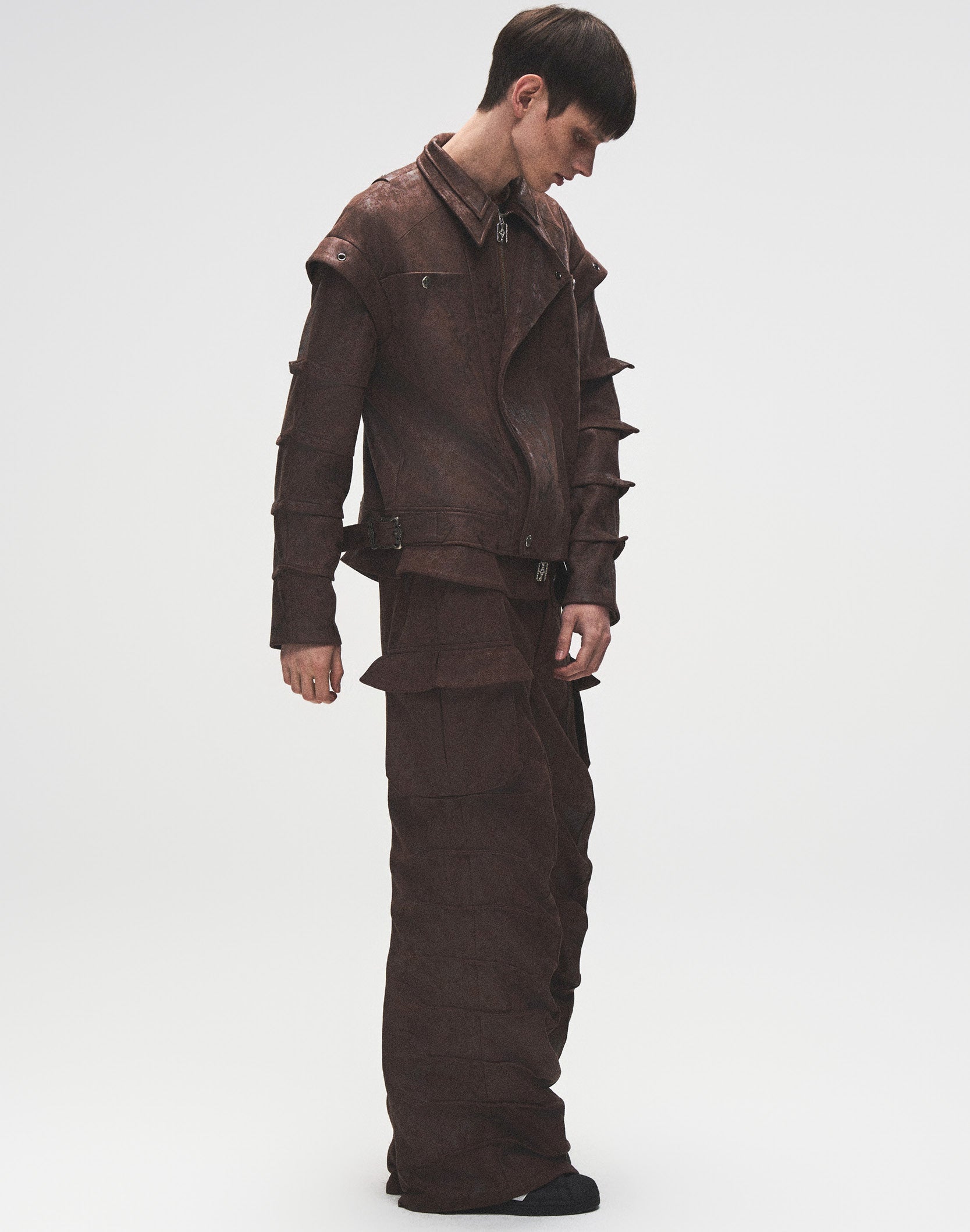 SUEDE KNIGHT ARMOR PANTS