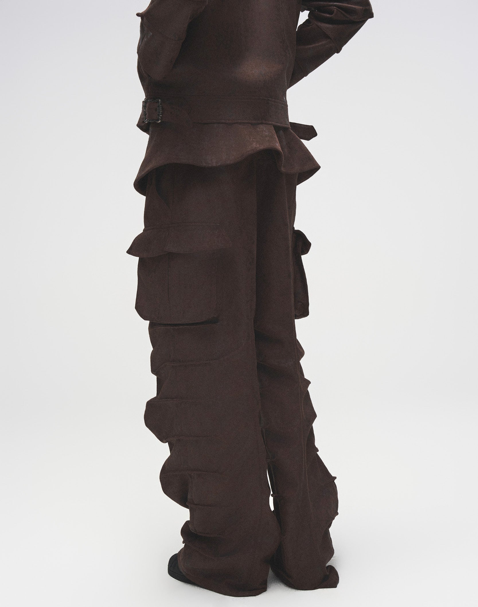 SUEDE KNIGHT ARMOR PANTS