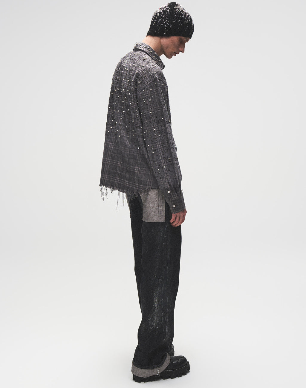 20K Diamond Pearl Shirt in Grey