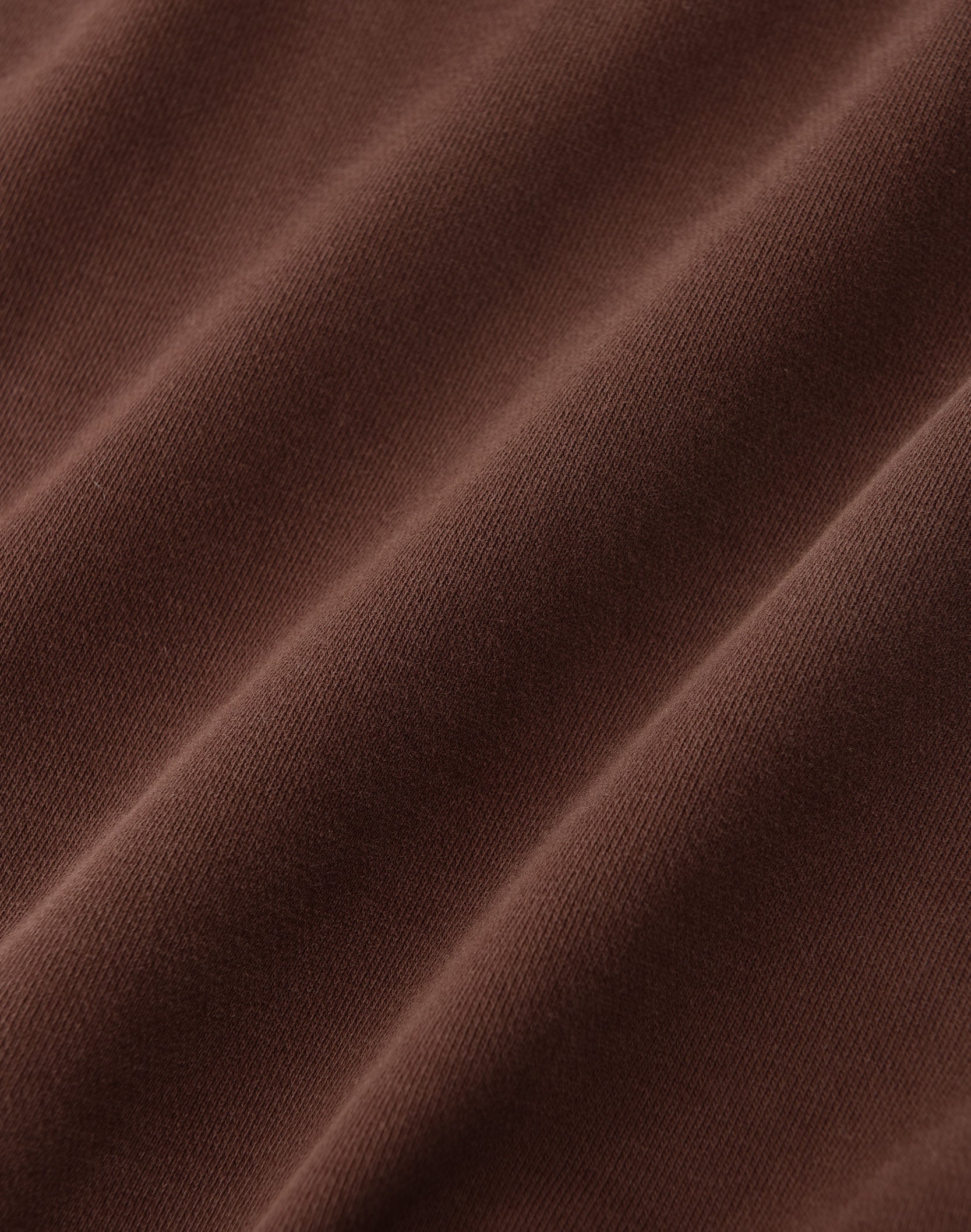 PEARL STUDDED BOXY ZIP HOODIE BROWN