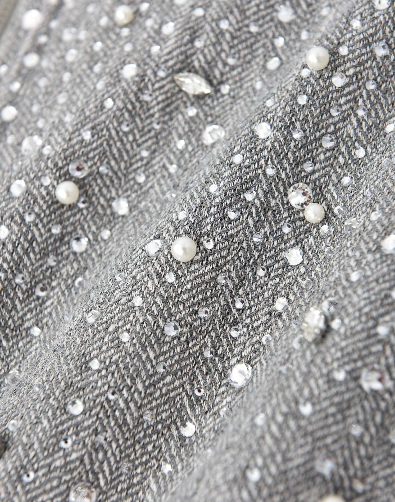 20K Diamond Zipper Jacket in GRY