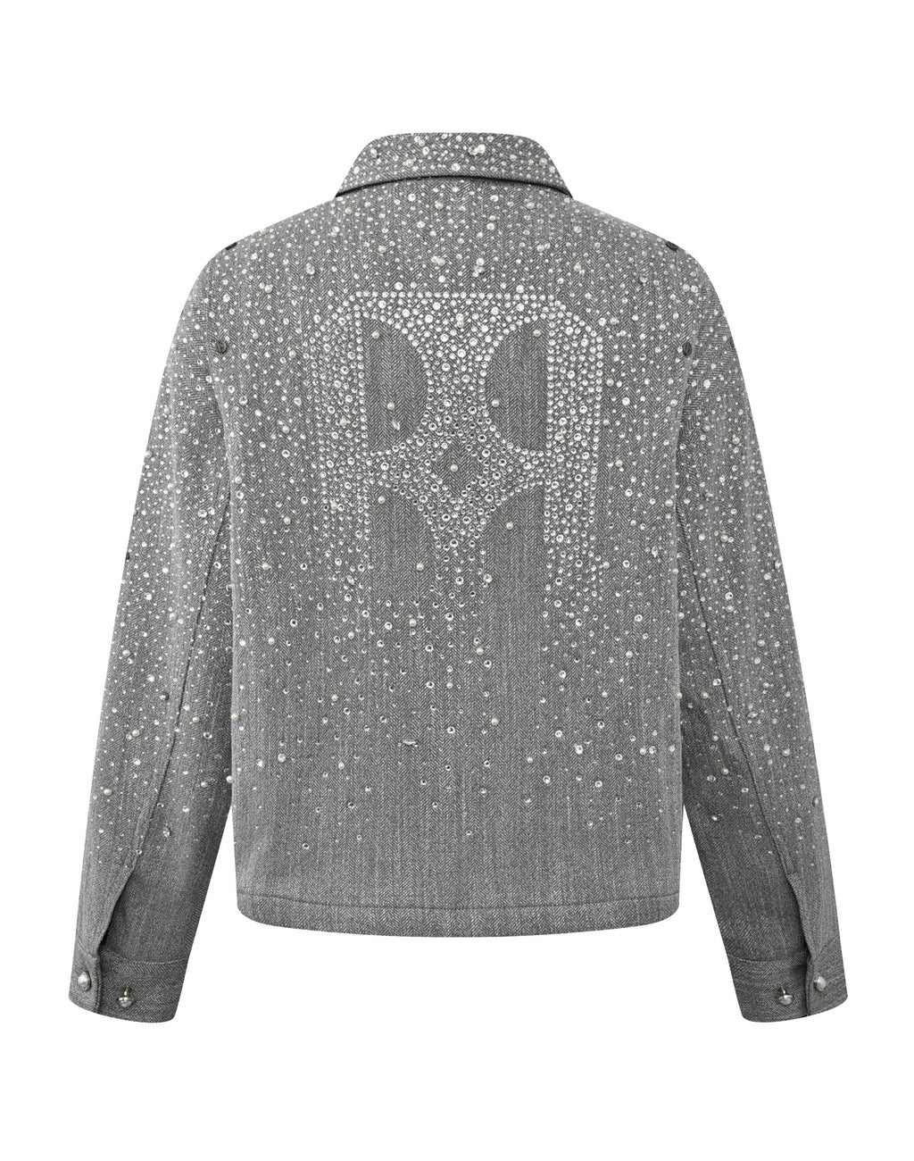 20K Diamond Zipper Jacket in GRY