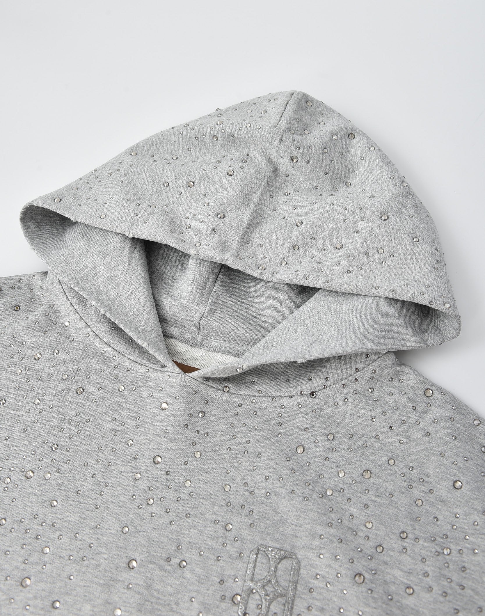 20K Swarovski Diamond Hoodie in Grey