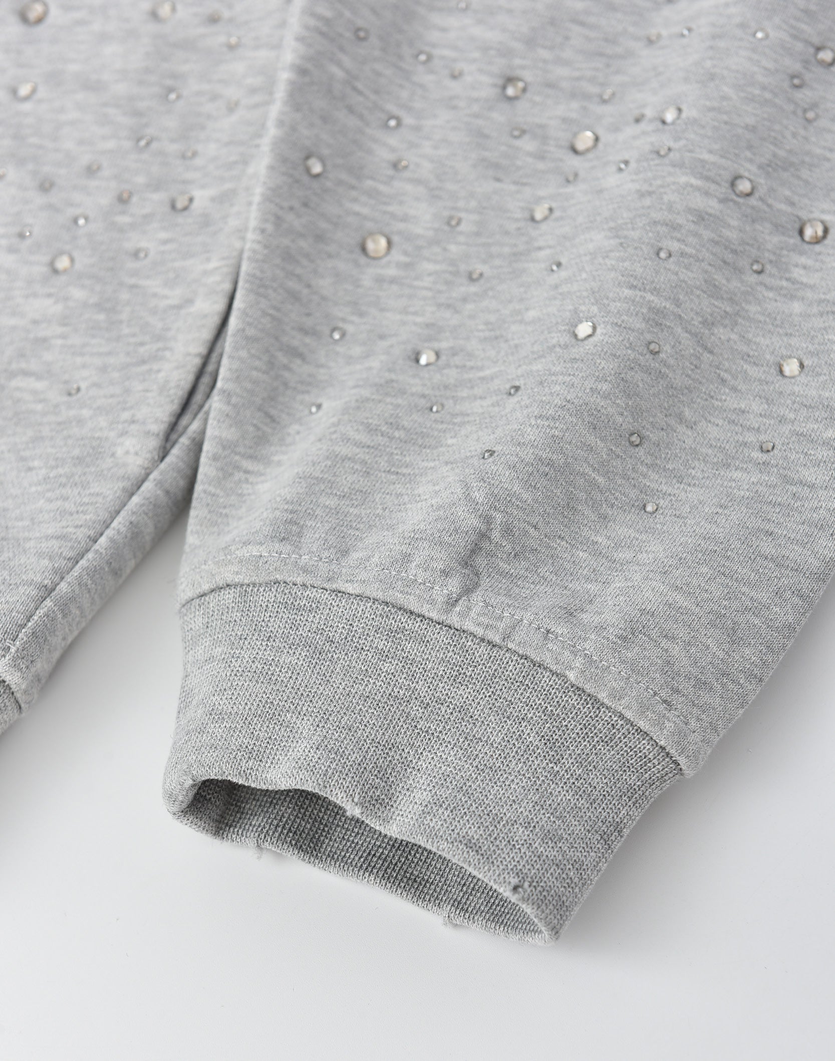 20K Swarovski Diamond Hoodie in Grey