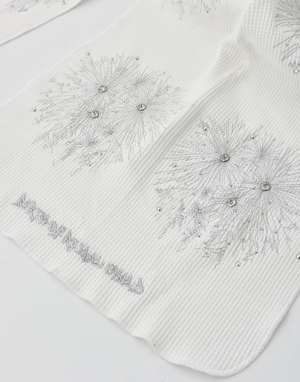FIREWORKS RHINESTONE DURAG WHITE