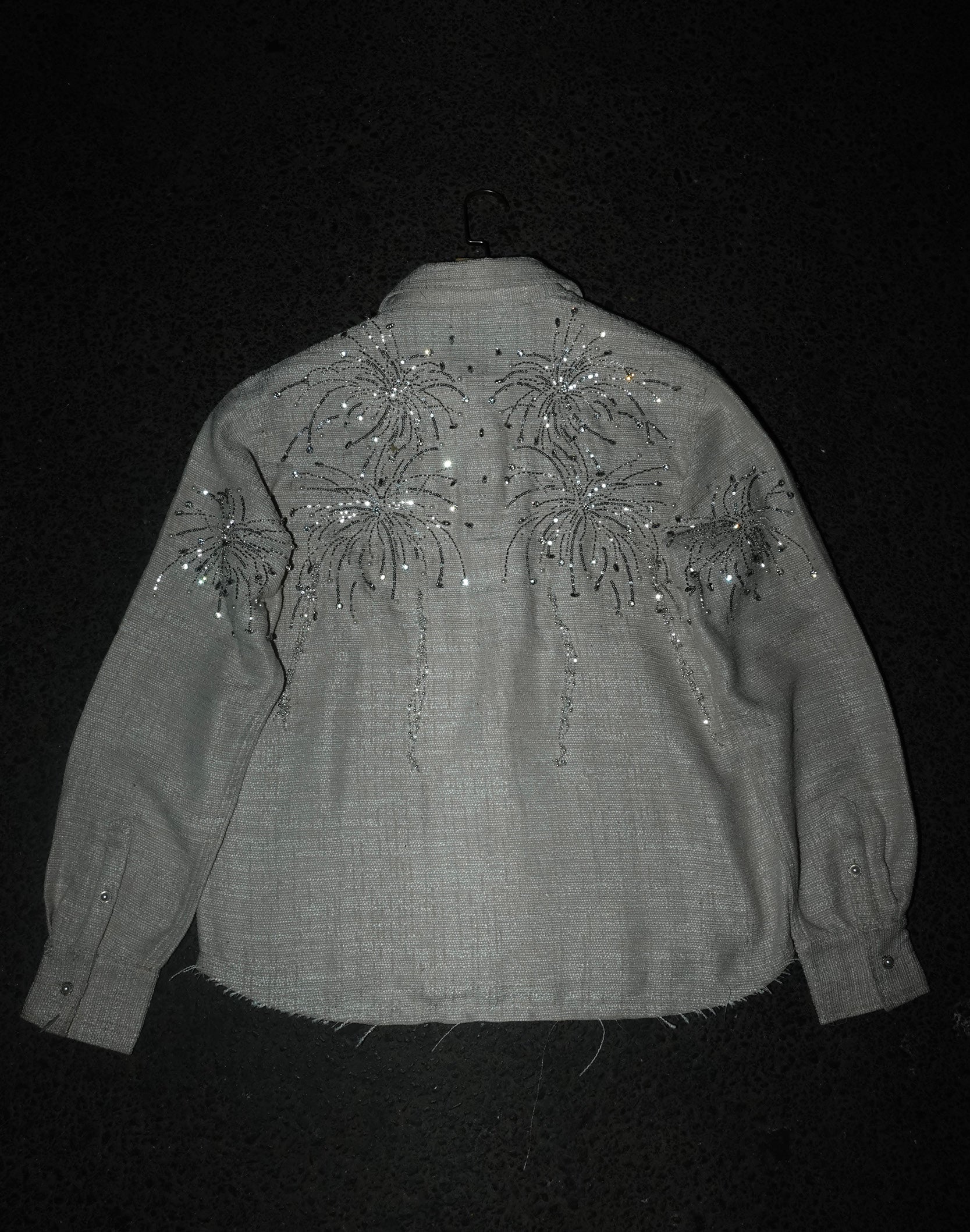 FIREWORKS BEADED DIAMOND SHIRT