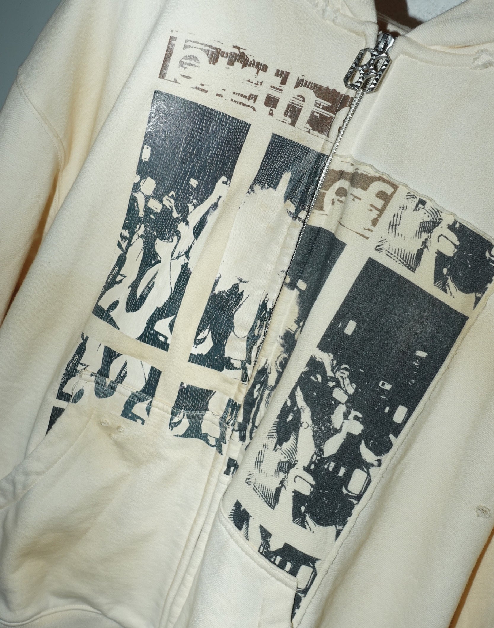 Flash Light Hoodie in White – Birth Of Royal Child Flash Light Hoodie in White – Birth Of Royal Child