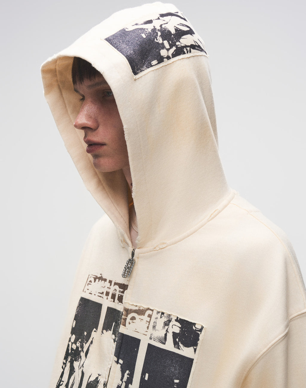 Flash Light Hoodie in White