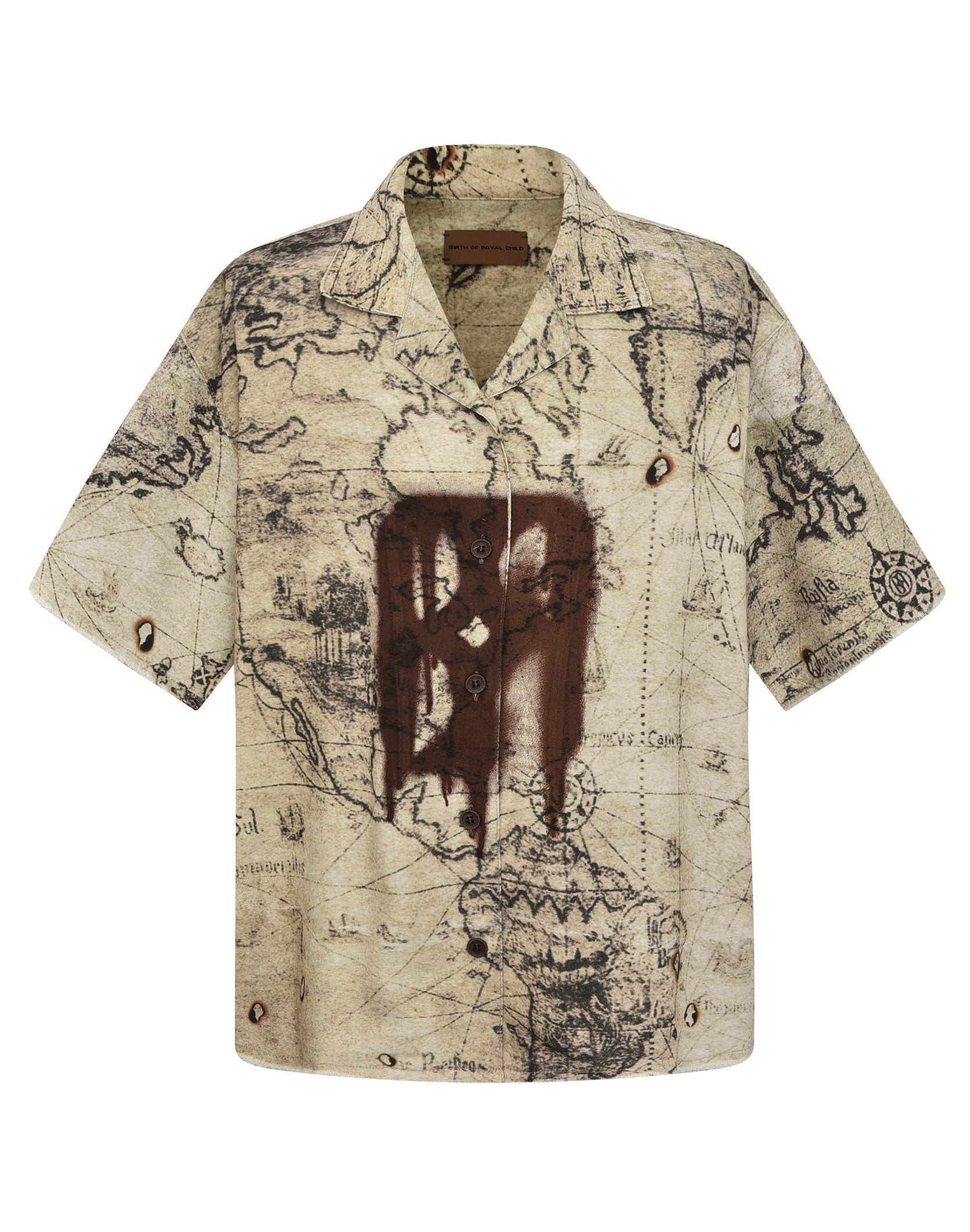 Full-print Map Shirt