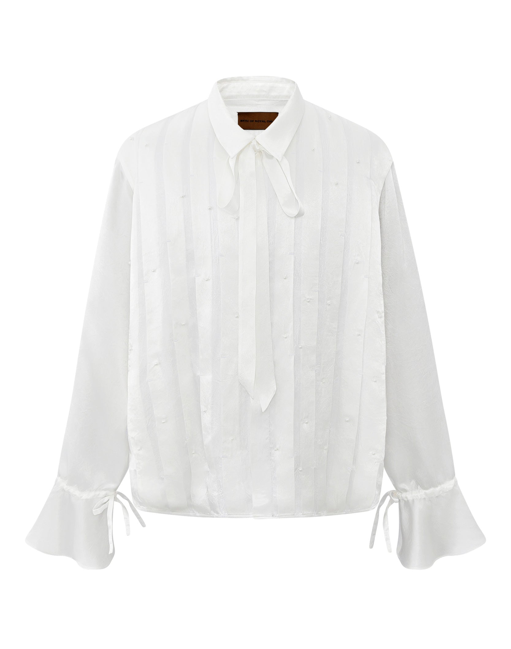 PEARL PLEATED SHIRT