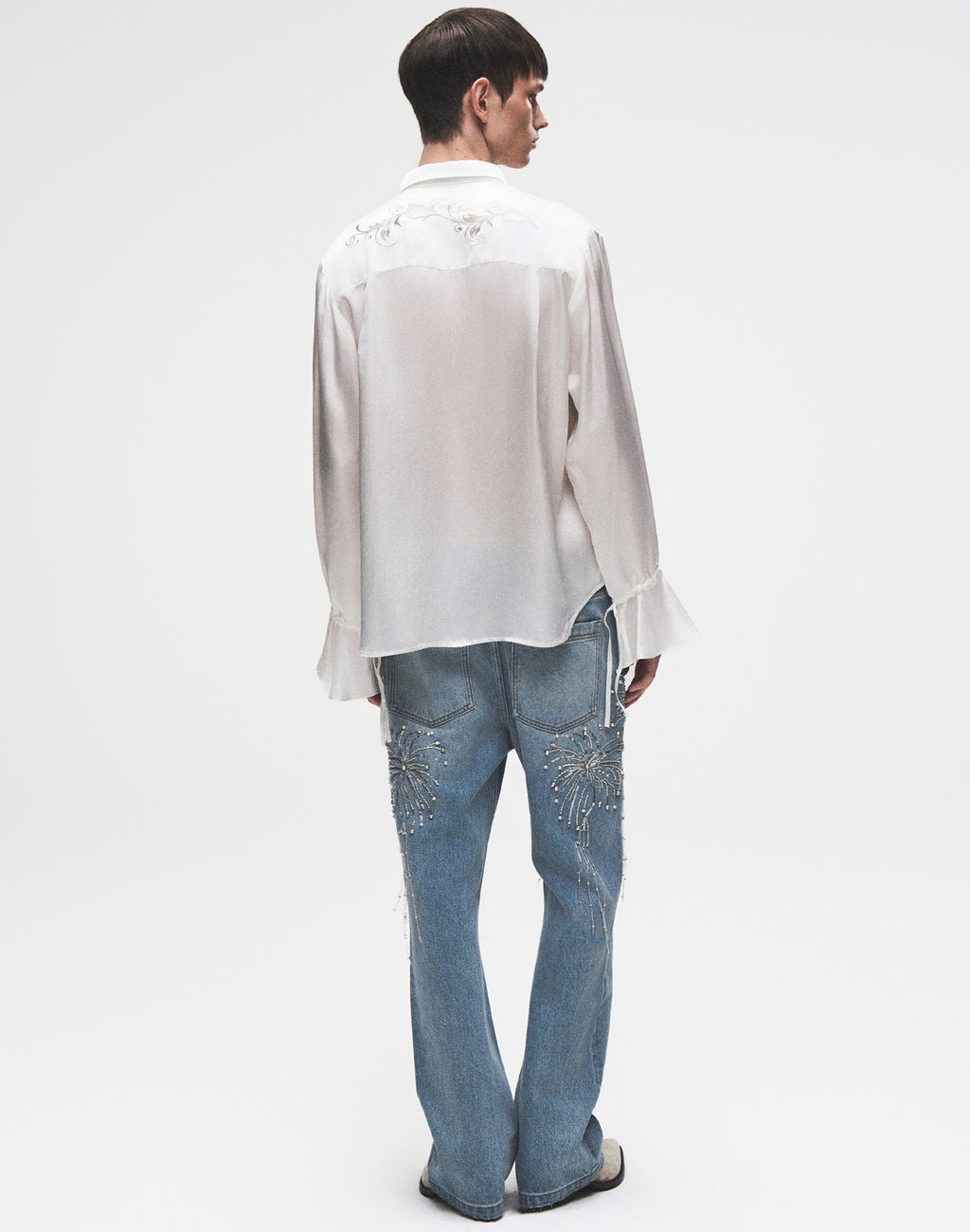 PEARL PLEATED SHIRT