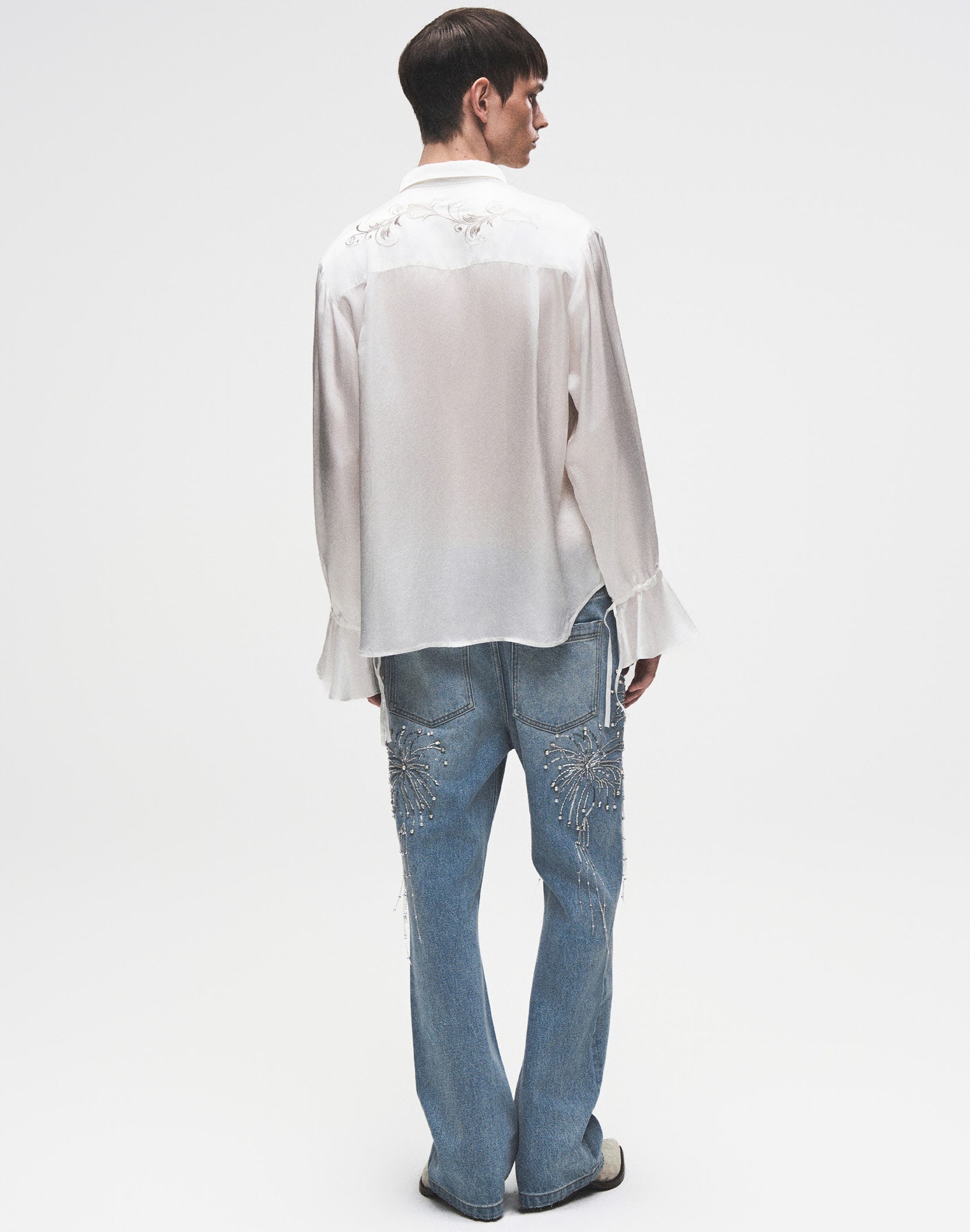 PEARL PLEATED SHIRT