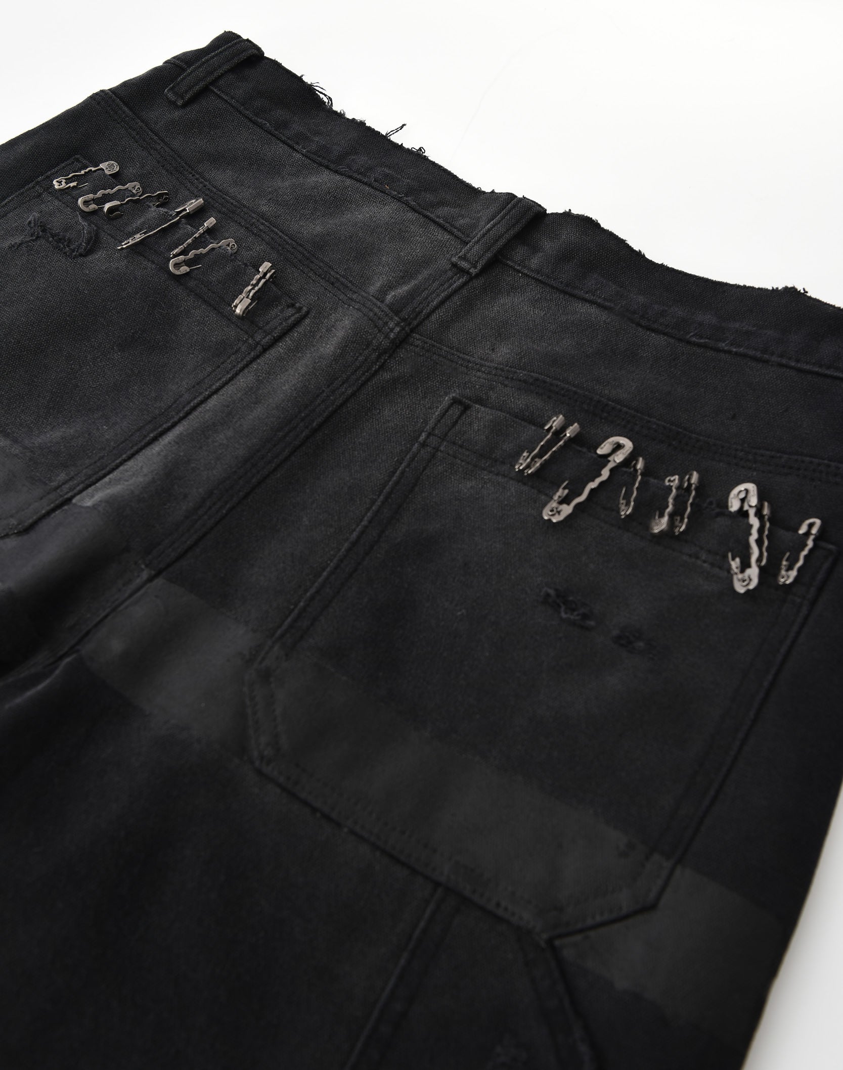 1920s Vintage Pin Washed Carpenter Pants