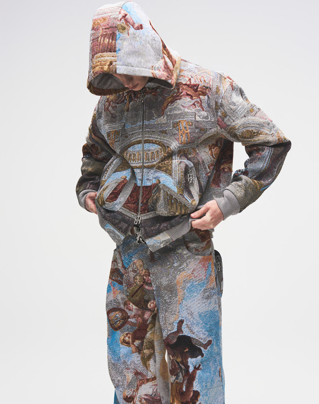 POZZOARTISTIC JACQUARD JACKET