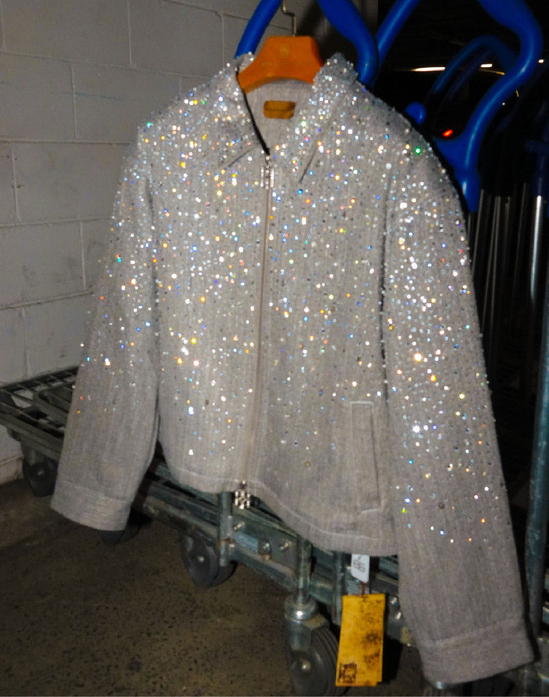 20K Diamond Zipper Jacket in GRY
