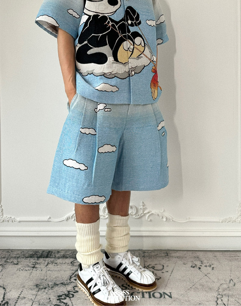 Felix the Cat Jacquard Shorts – Birth Of Royal Child