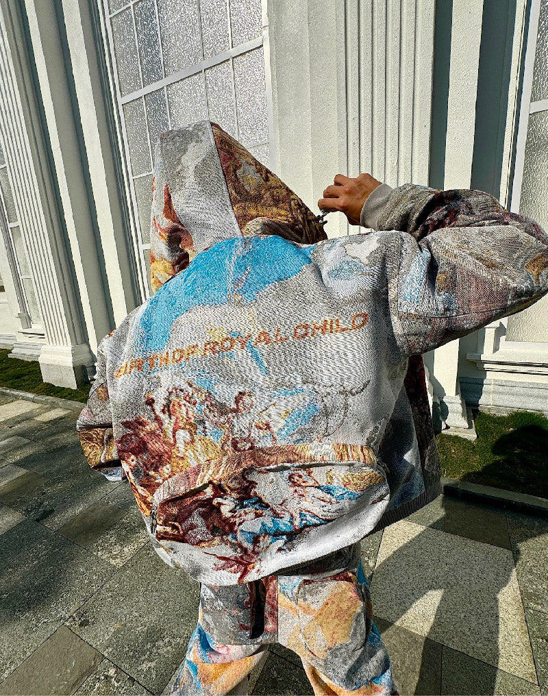 POZZOARTISTIC JACQUARD JACKET