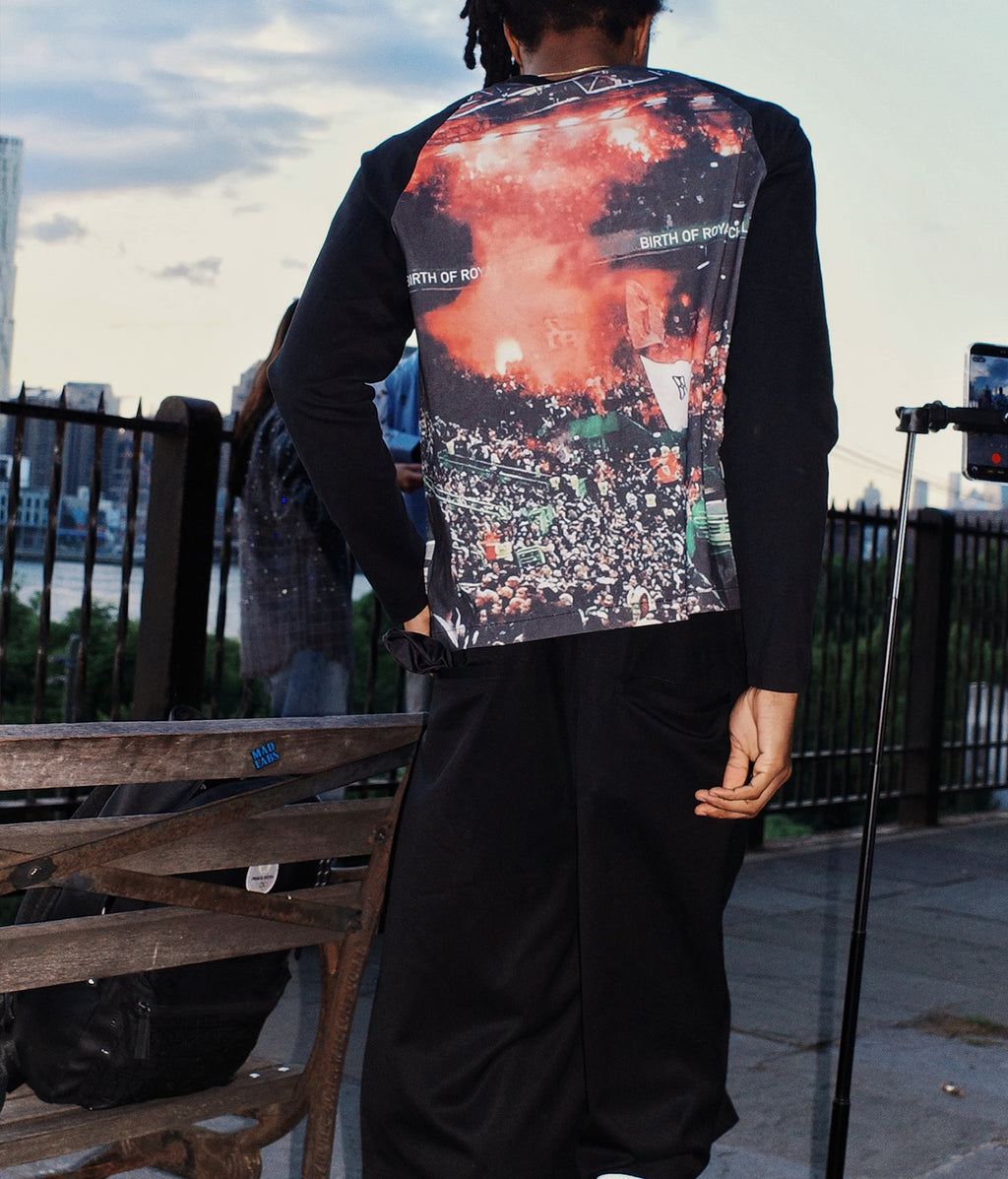07 Pleated Baggy Shorts Black
