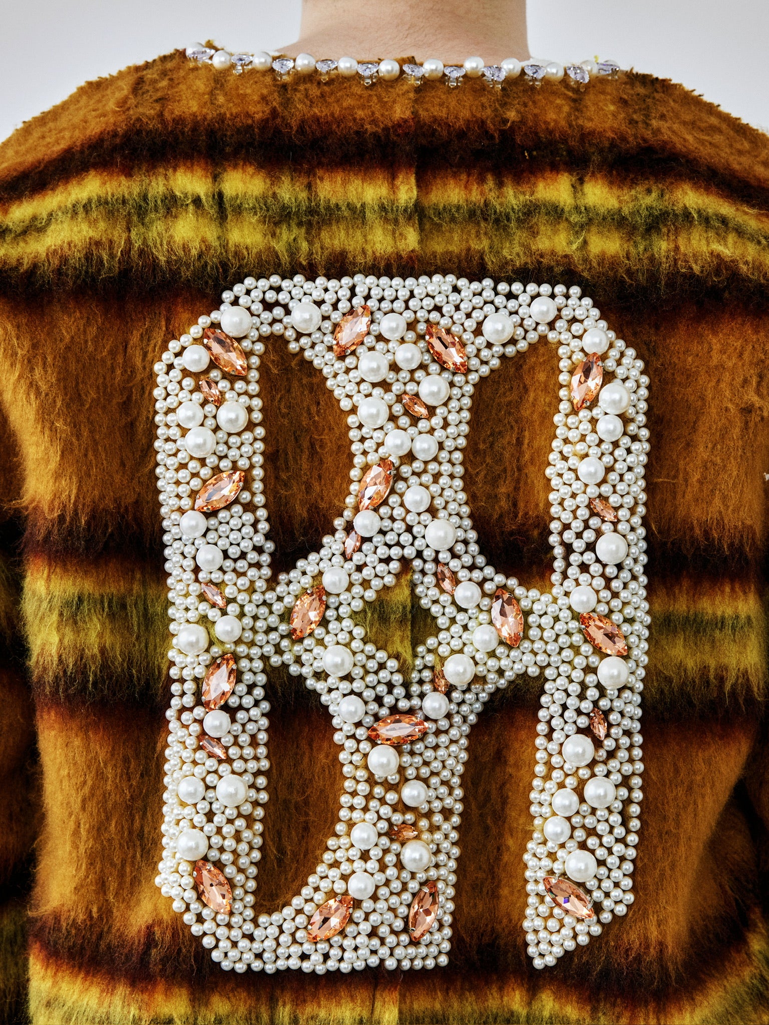 Rhinestone Pearl Mohair Jacket