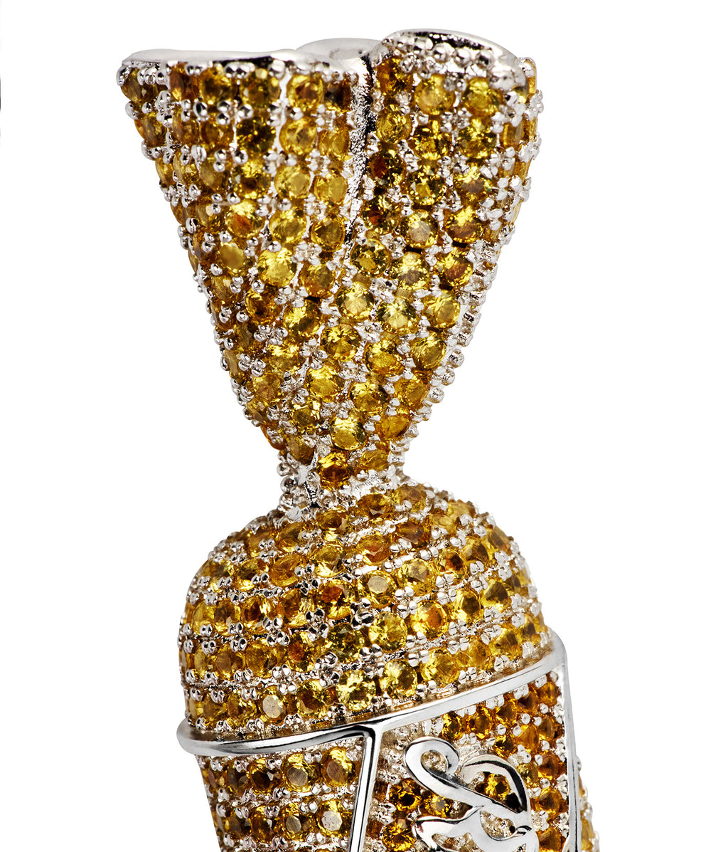 Diamond Candy Keychain Yellow