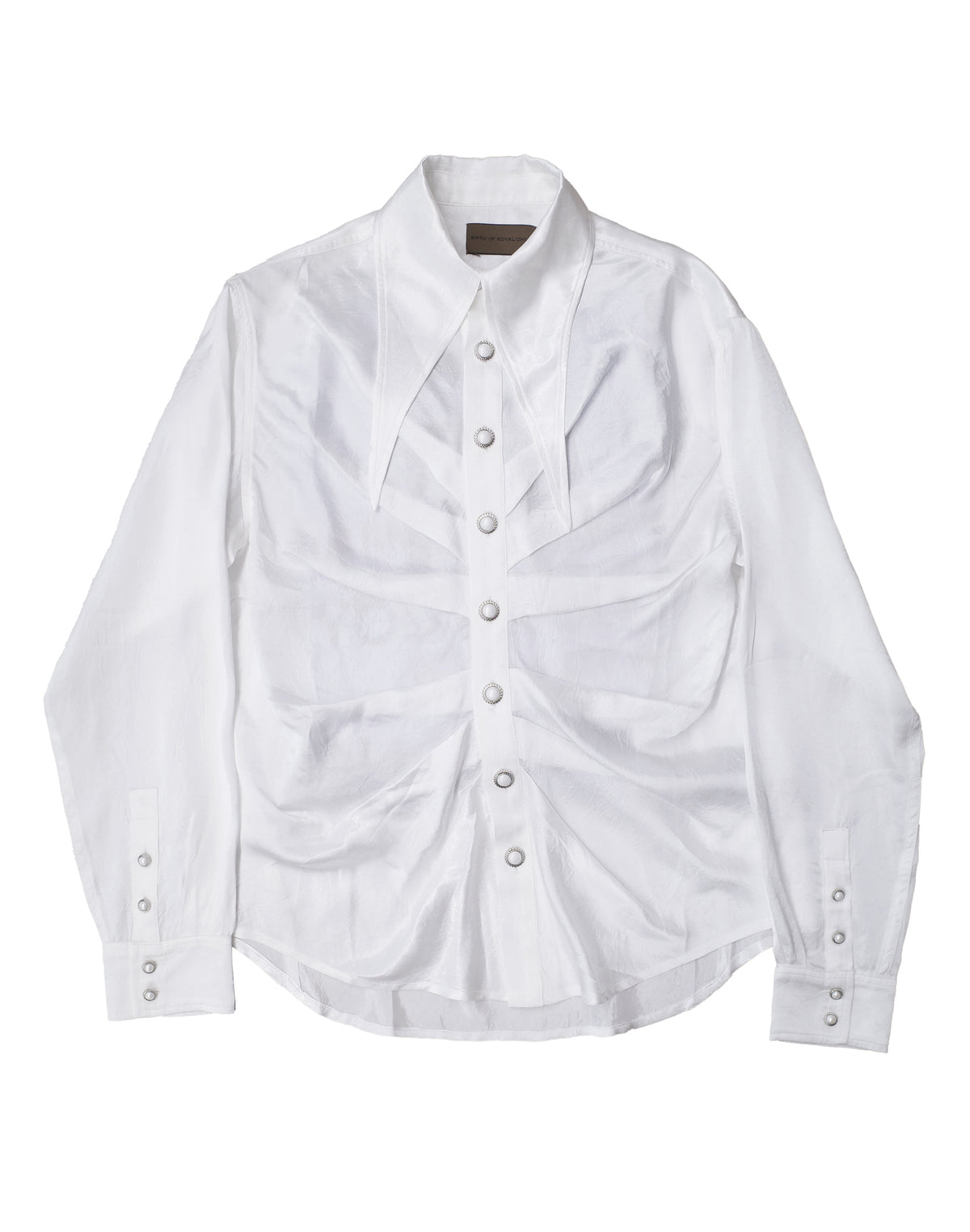 Cascade Pleat Shirt (Sample)