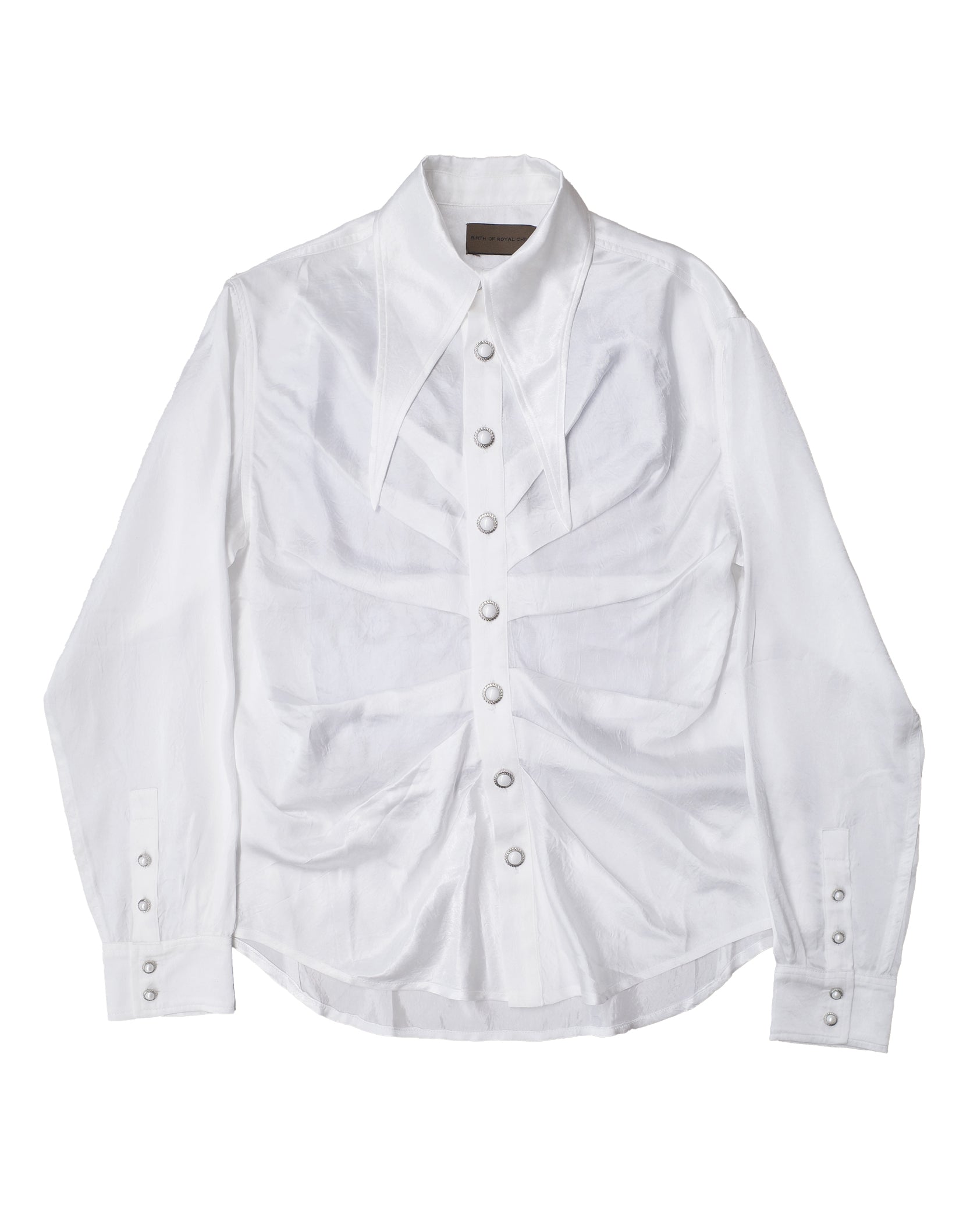 Cascade Pleat Shirt (Sample)