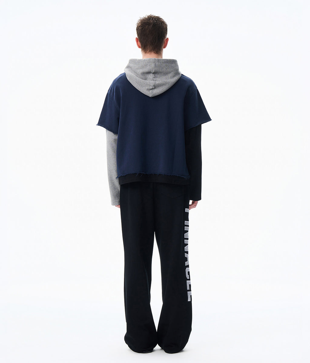 Crest Layered Hoodie