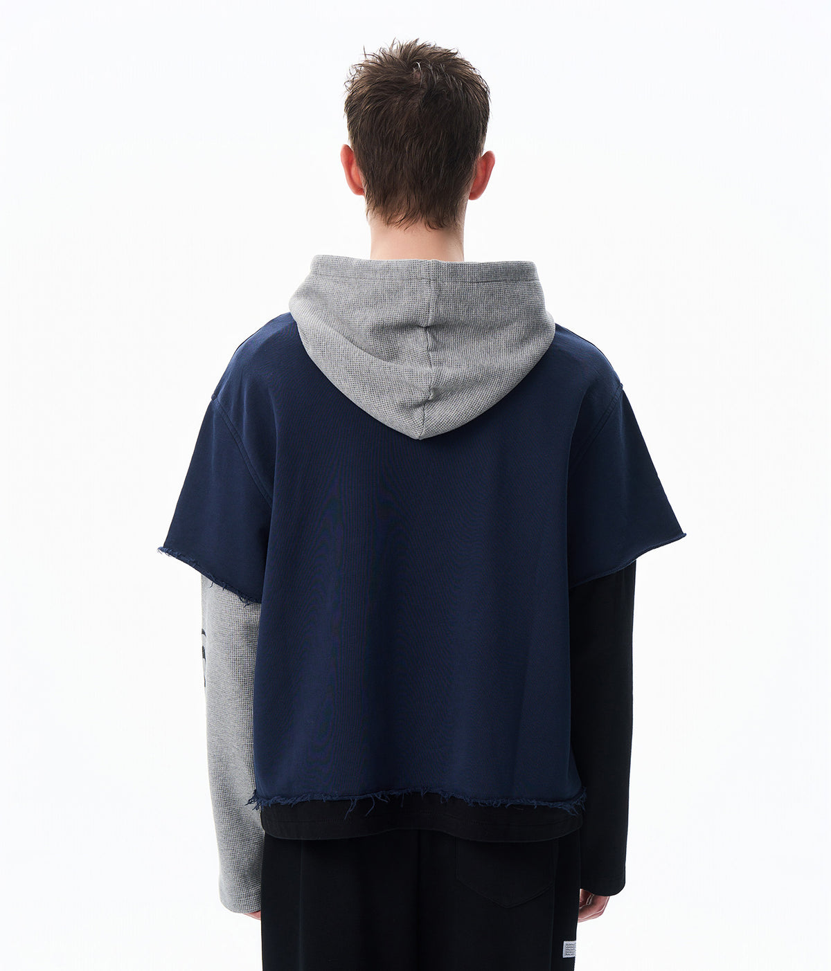 Crest Layered Hoodie